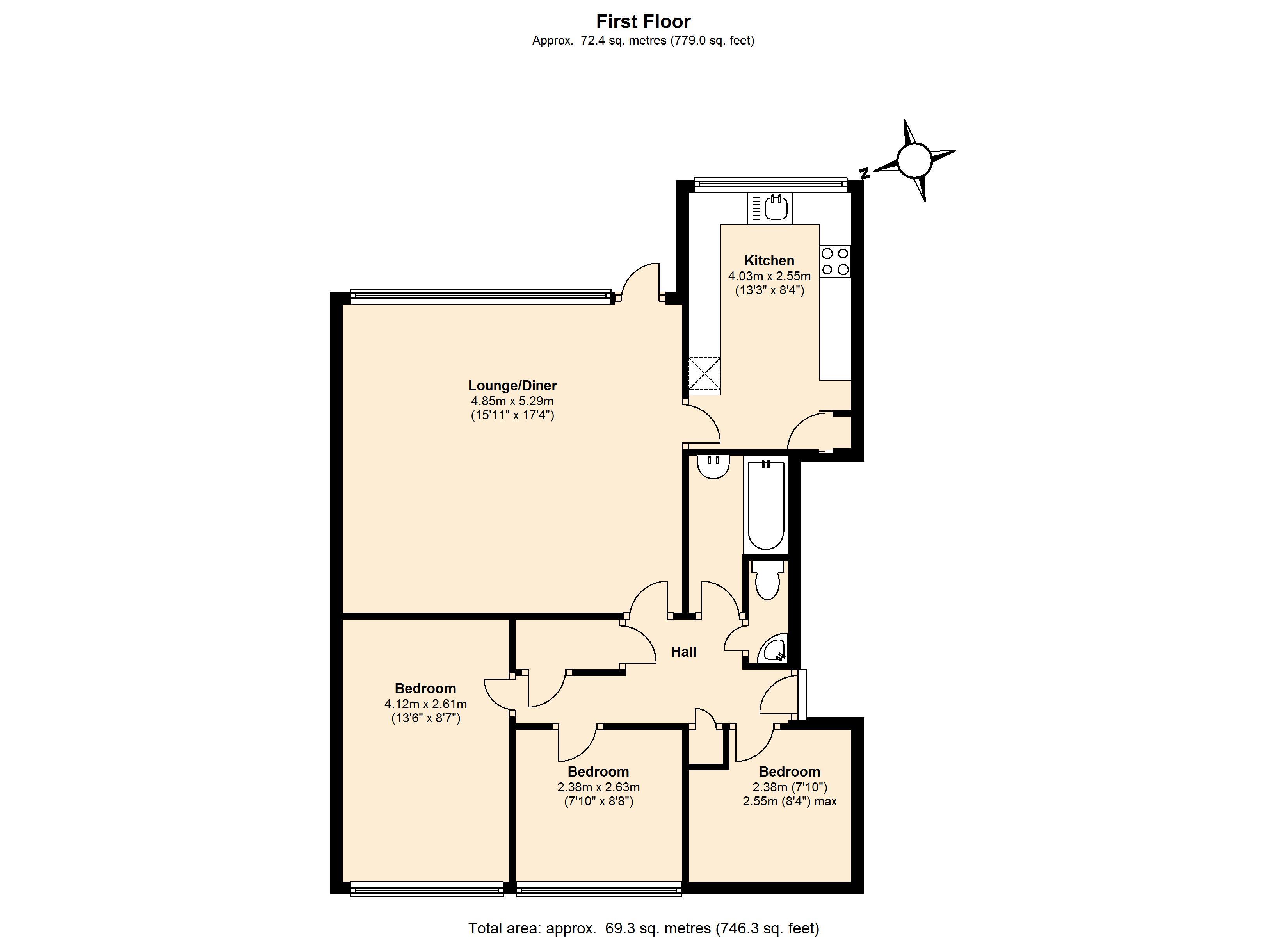 3 Charles House, Ward Royal, Windsor floorplan