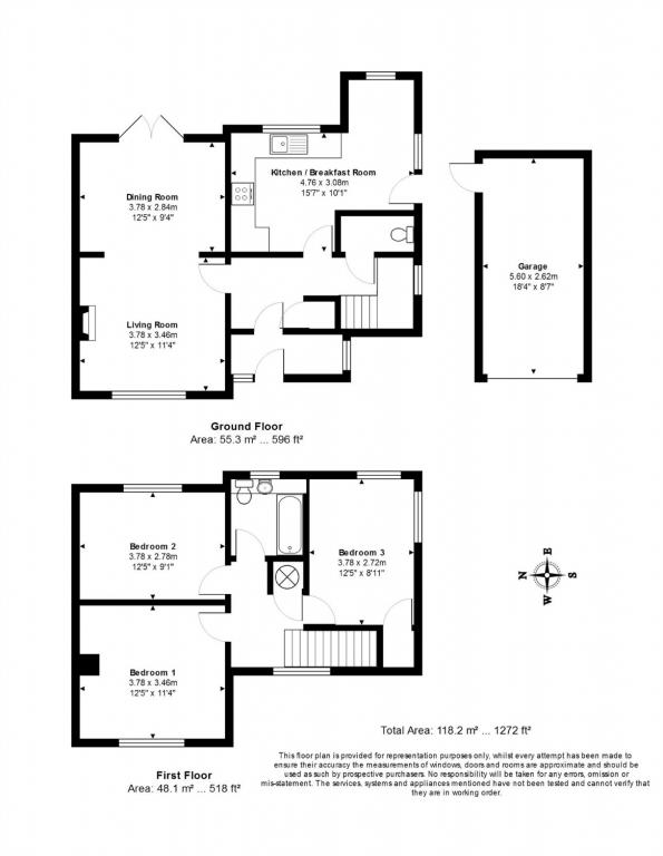 1 Bedrooms Semi-detached house for sale in Worsley Road, Camberley GU16