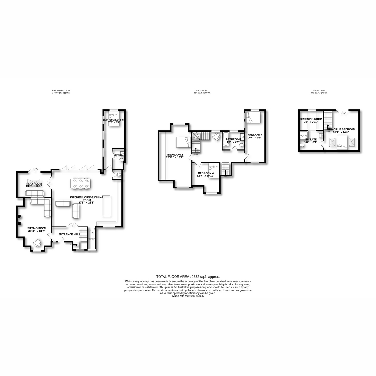 8, Dynevor Gardens, Leigh-on-sea floorplan