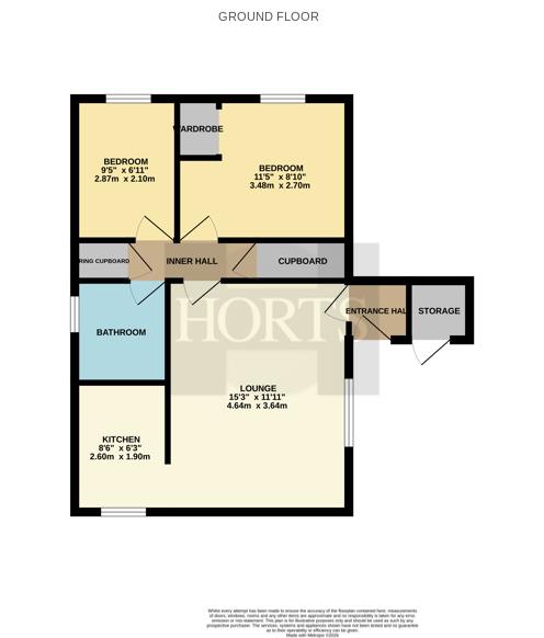 36, Swinford Hollow, Northampton floorplan