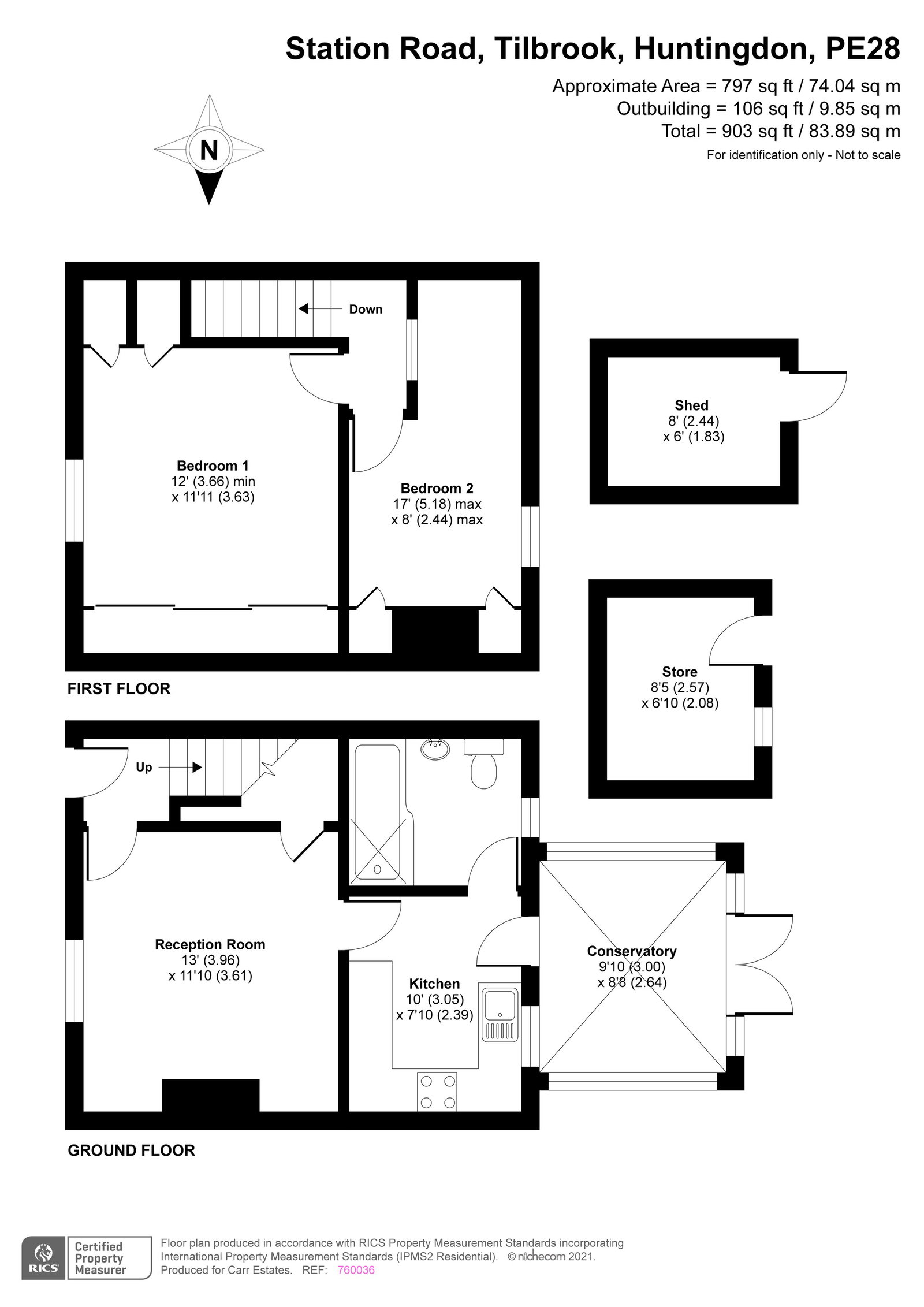 Station Row,2, Station Road, Huntingdon floorplan