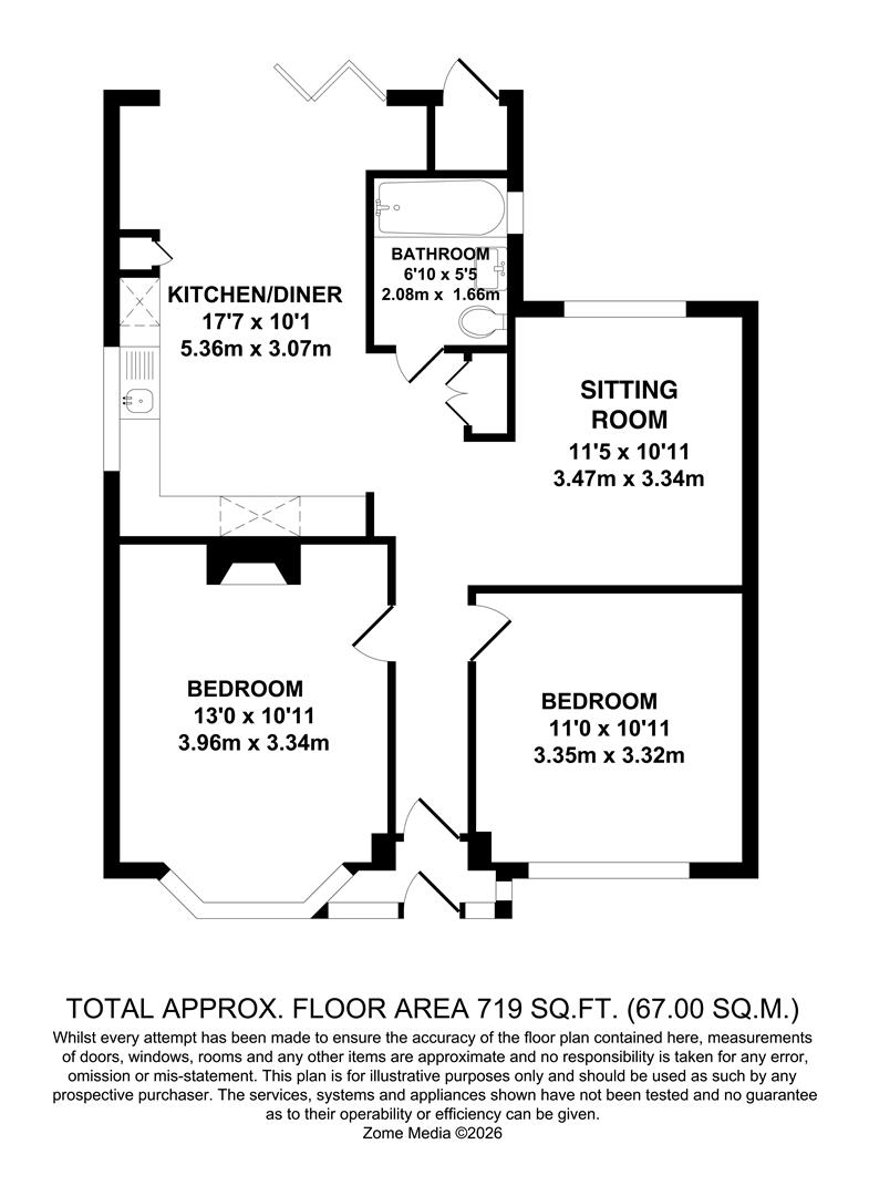 34, Offham Road, West Malling floorplan