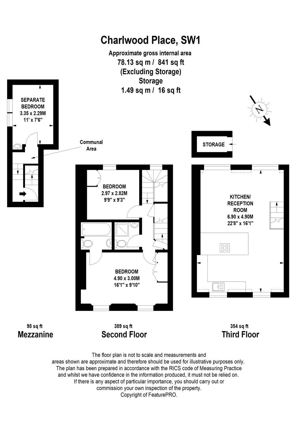 2 Bedrooms Maisonette for sale in Charlwood Place, Pimlico, London SW1V