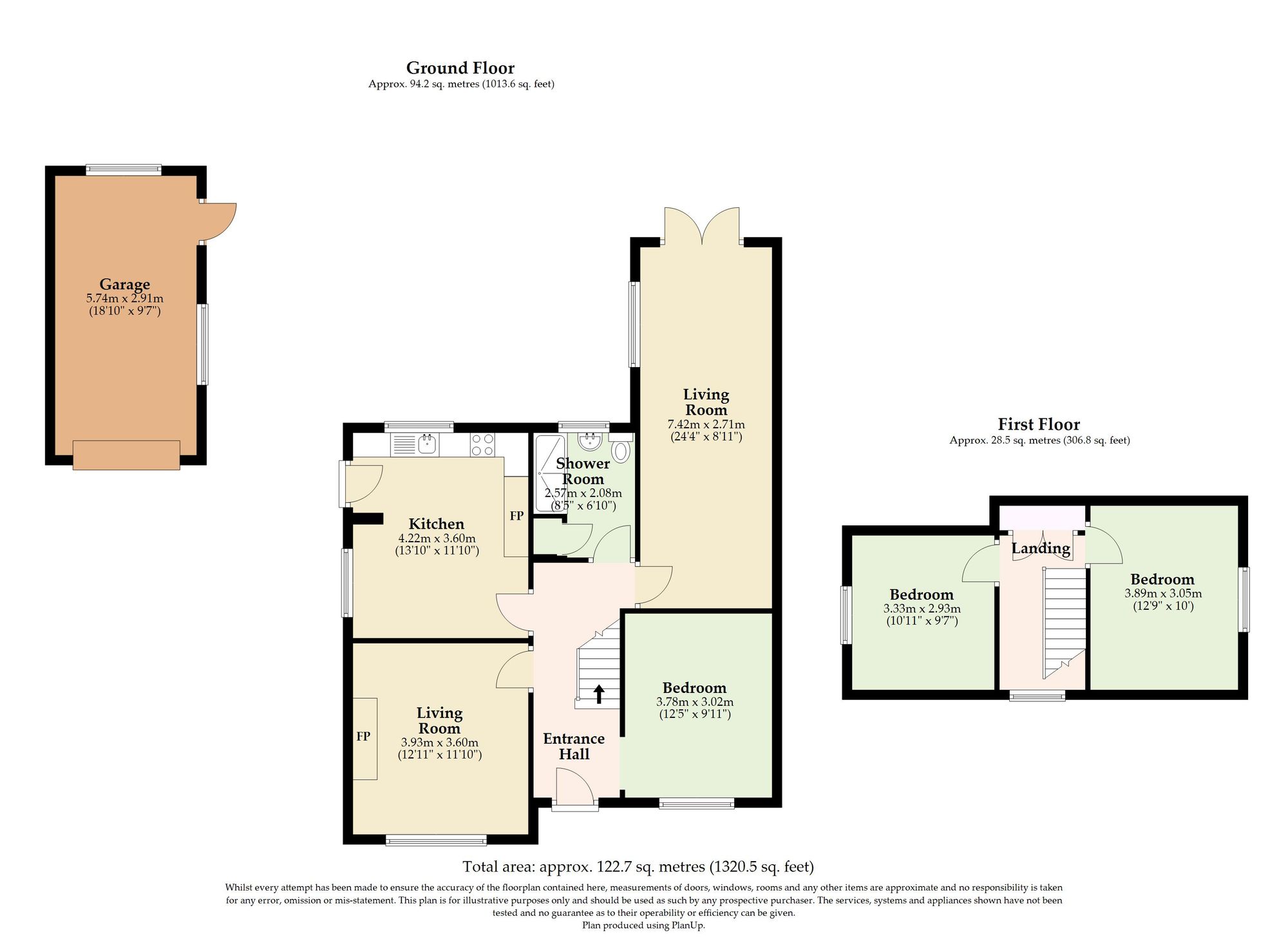 13 Allendale Road, Great Yarmouth floorplan