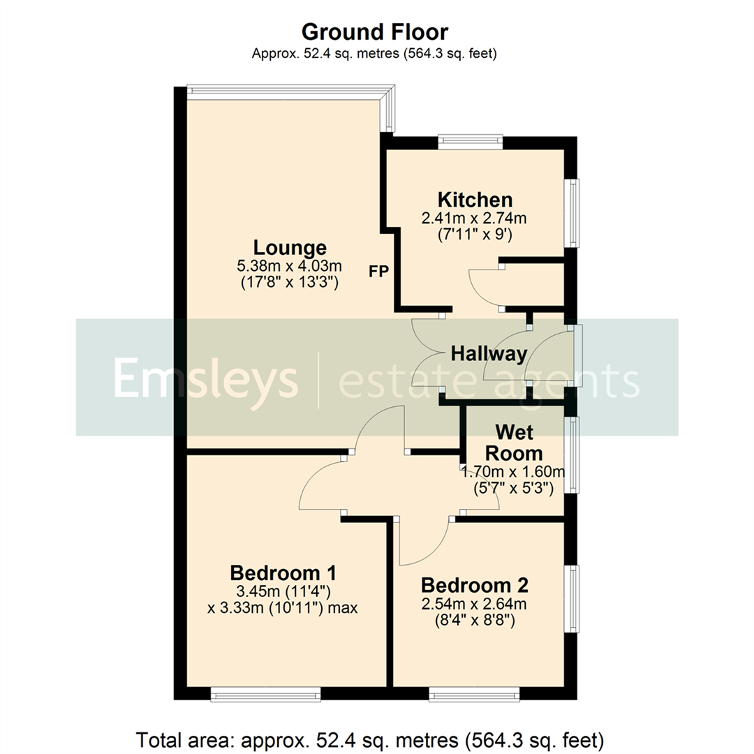 69, Greenmoor Avenue, Wakefield floorplan