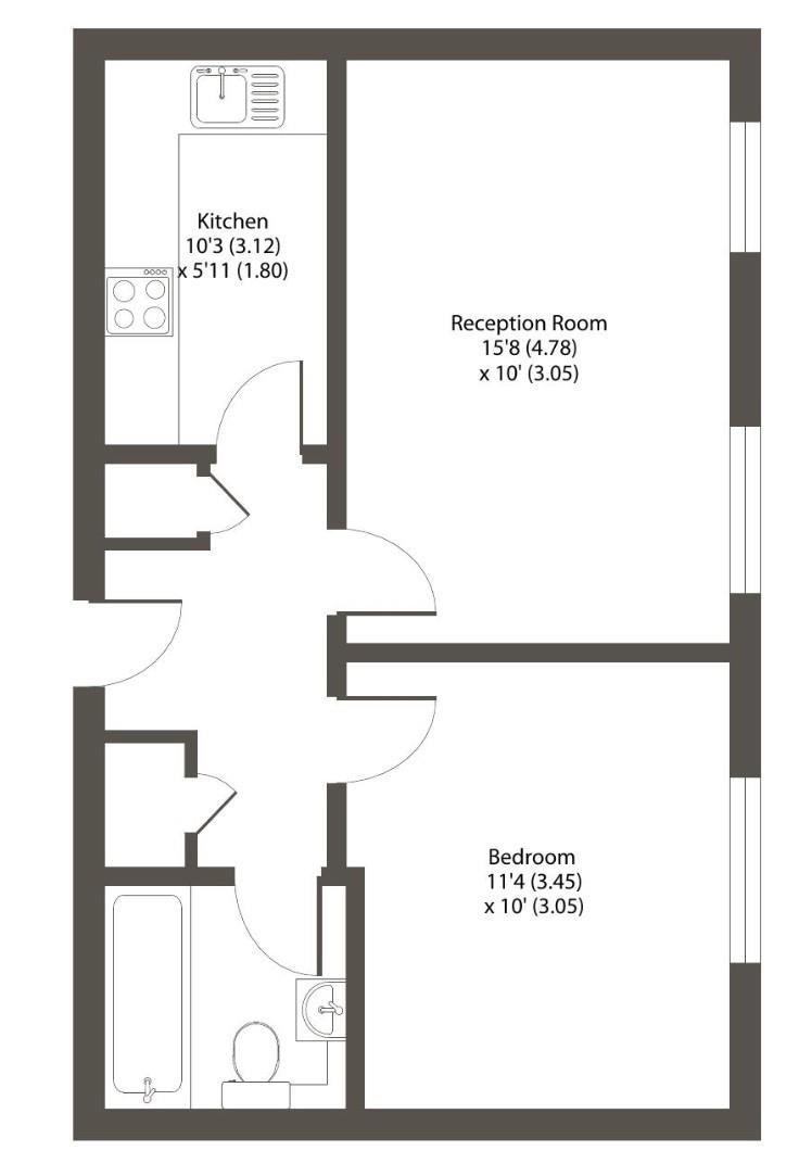 St Pauls Court, London floorplan