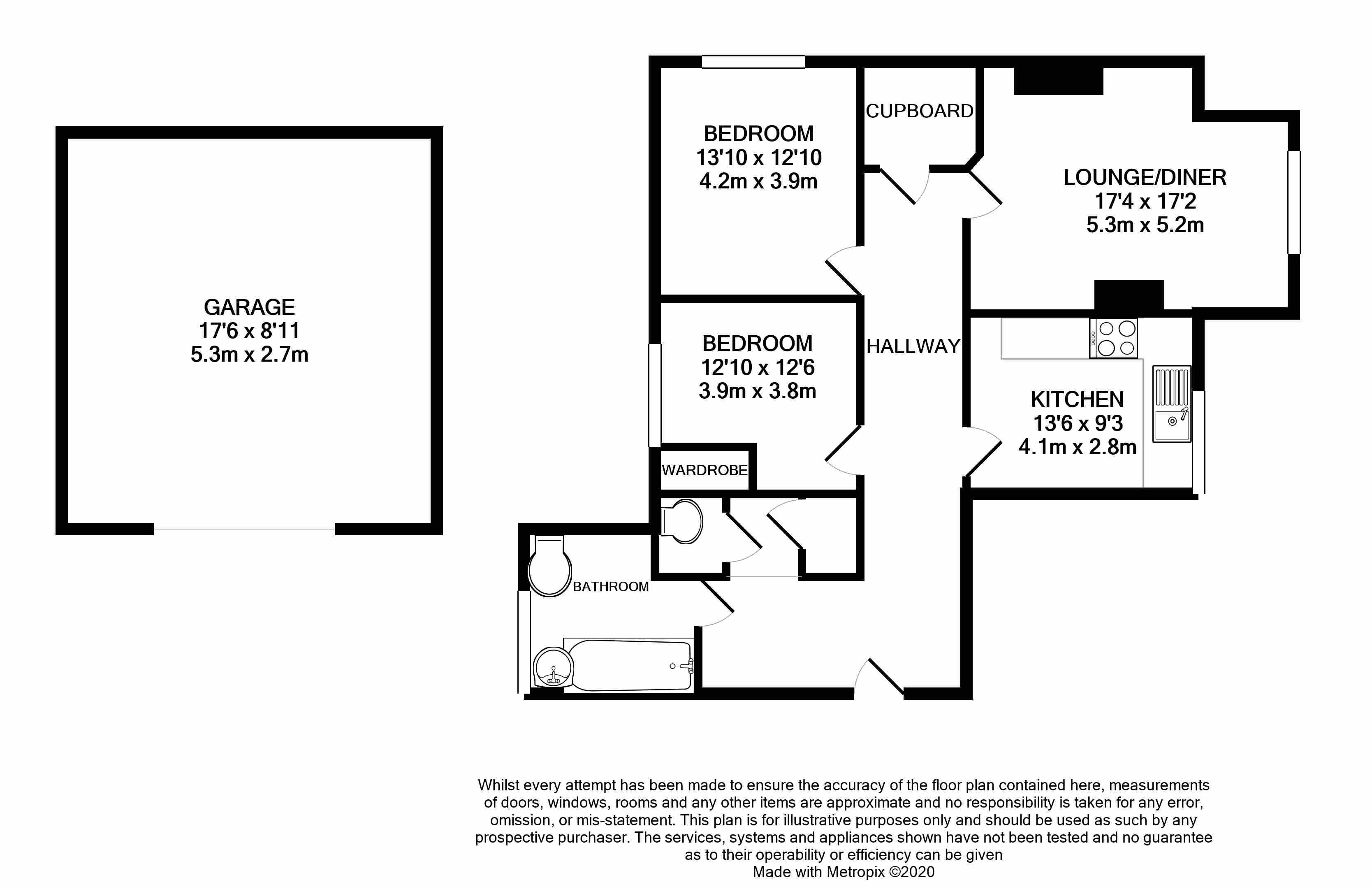 Flat 4, Downshill,, Hogs Back, Farnham floorplan