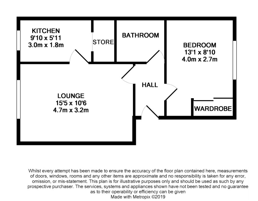 34, David Close, Harlington floorplan