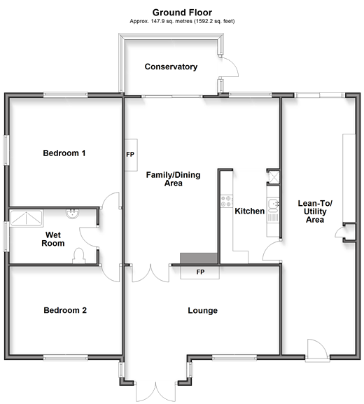 Fieldway, Wickford floorplan