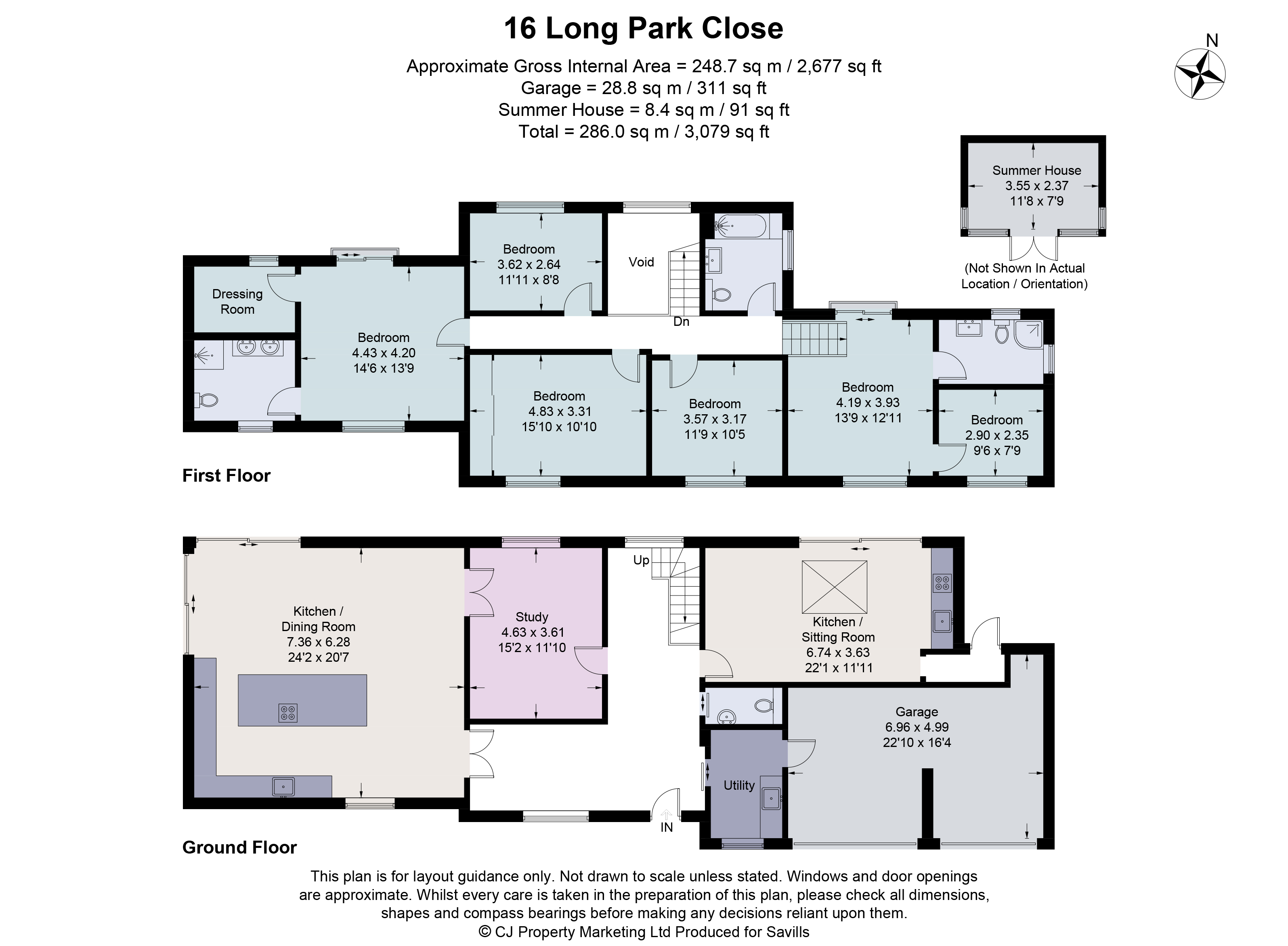 16, Long Park Close, Buckinghamshire floorplan