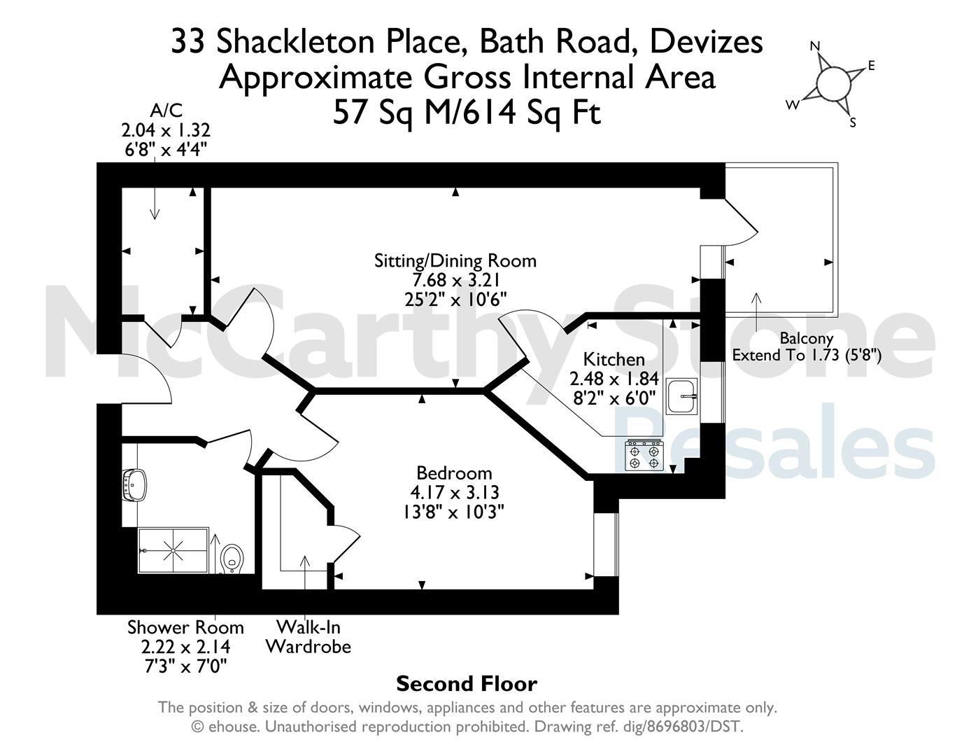 33 Shackleton Place, Bath Road, Devizes floorplan