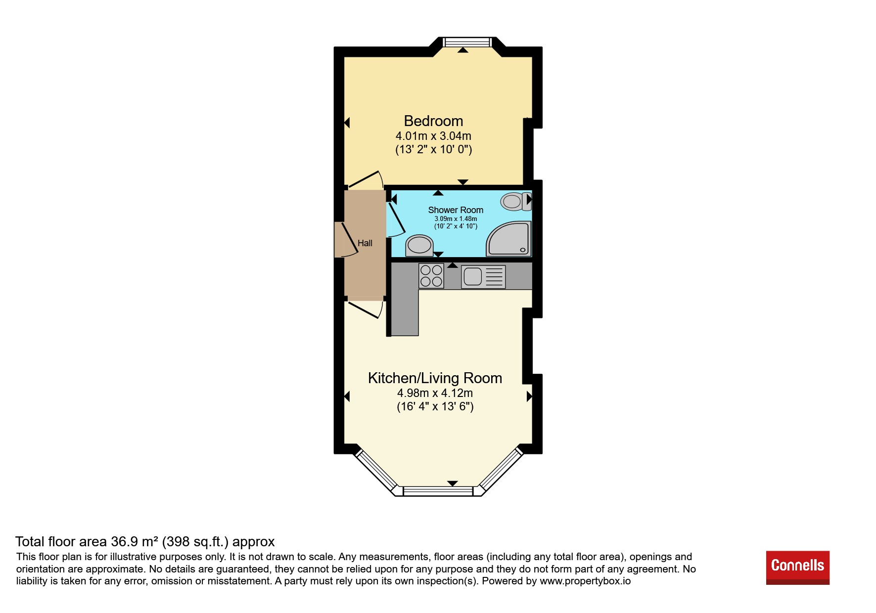 Flat 2, 36, Camperdown Street, Plymouth floorplan