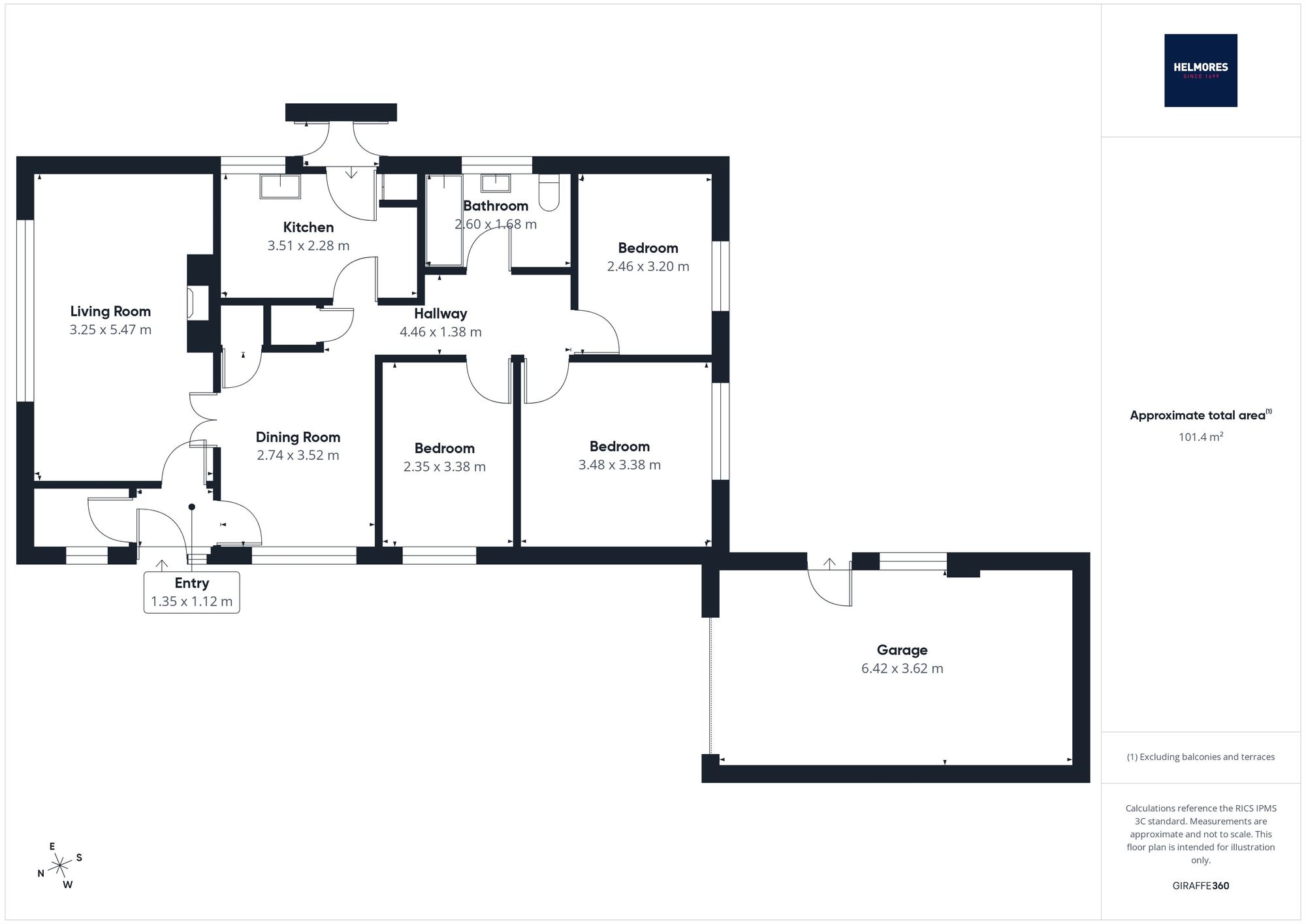 9 Highfield, Crediton floorplan