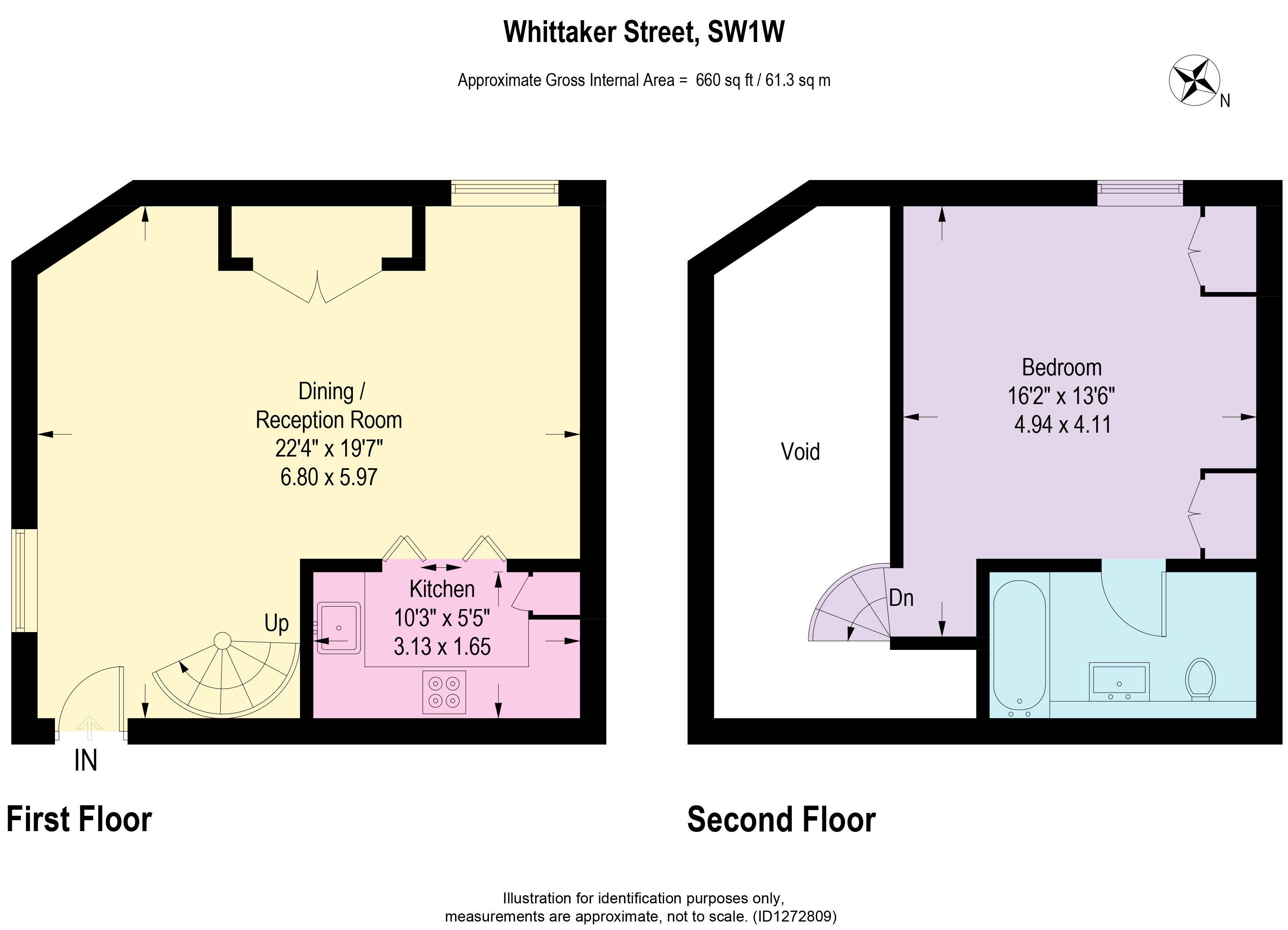 10, Whittaker Street, London floorplan