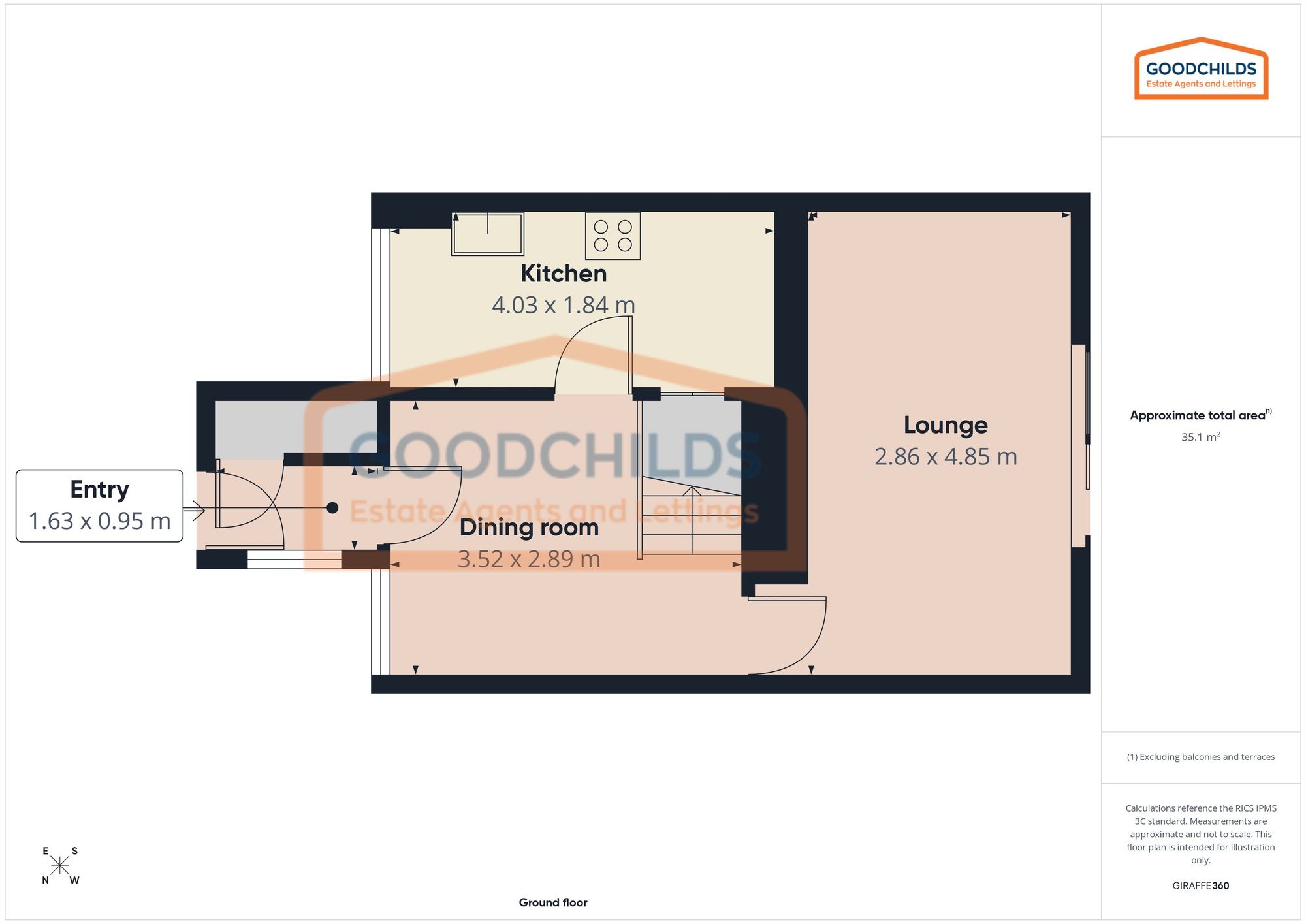 3 St. Matthews Close, Walsall floorplan