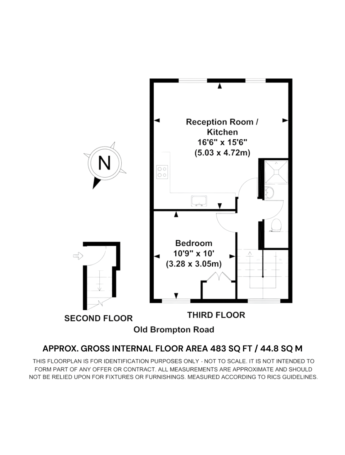 TFF, 304, Old Brompton Road, London floorplan
