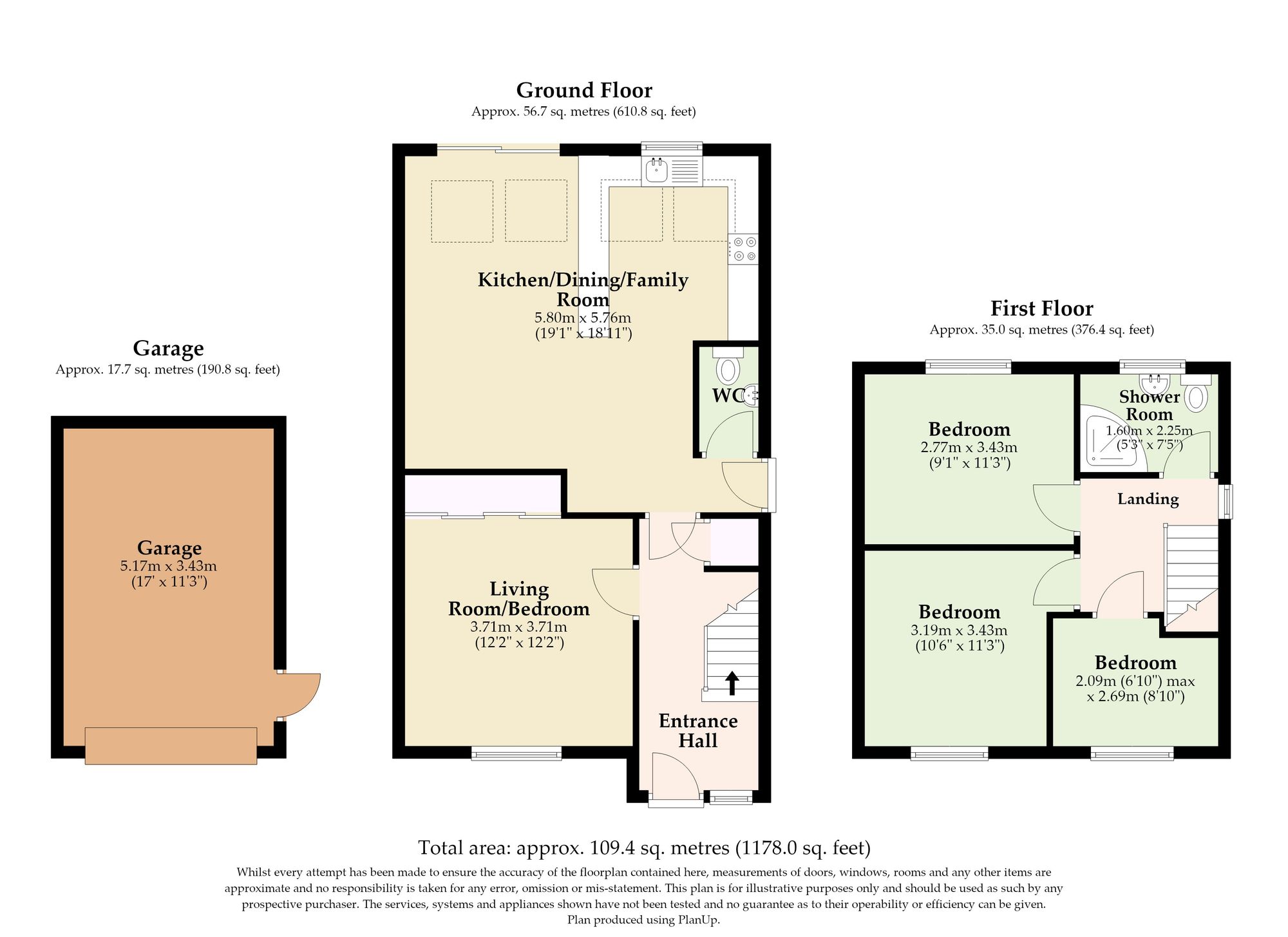 2 The Cove, Great Yarmouth floorplan