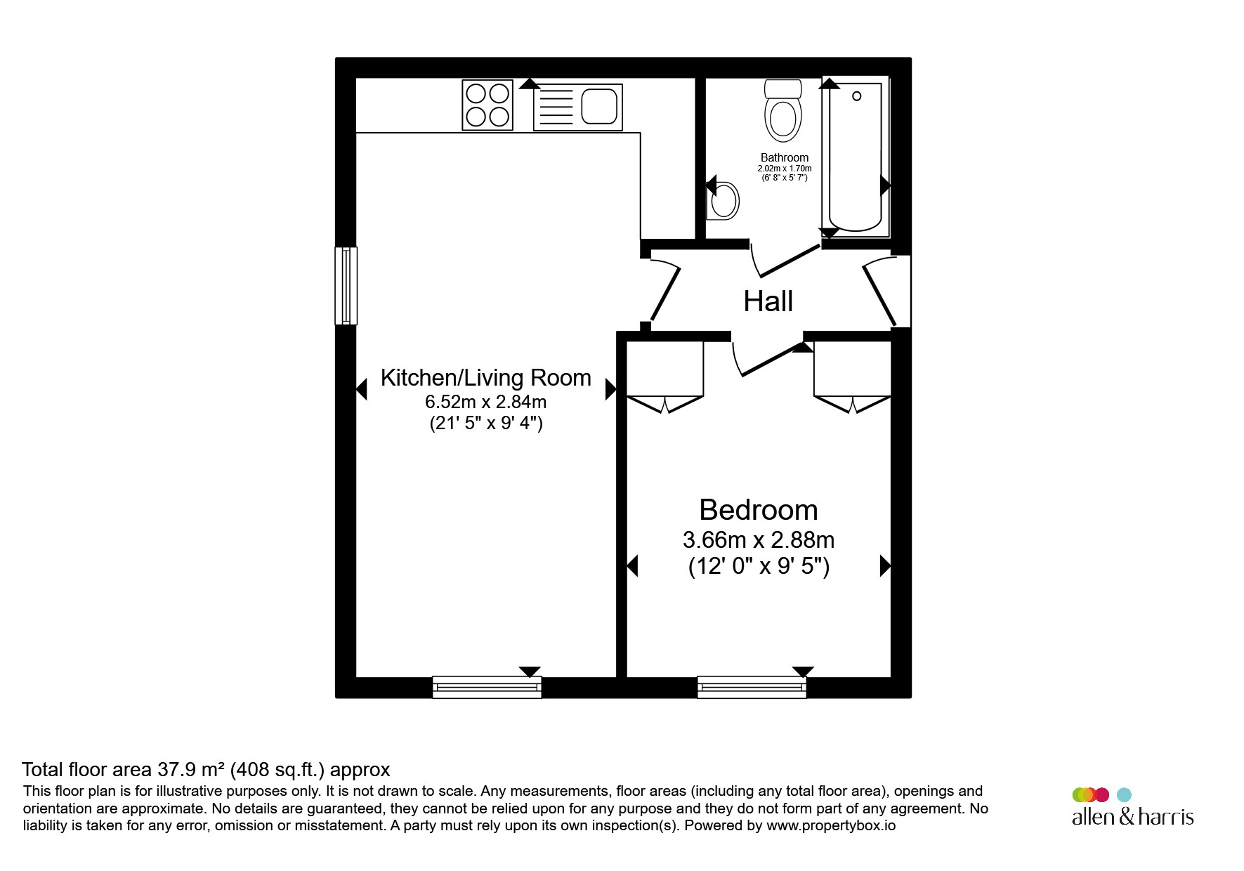 1, Keogh House, 223, Cheney Manor Road, Swindon floorplan