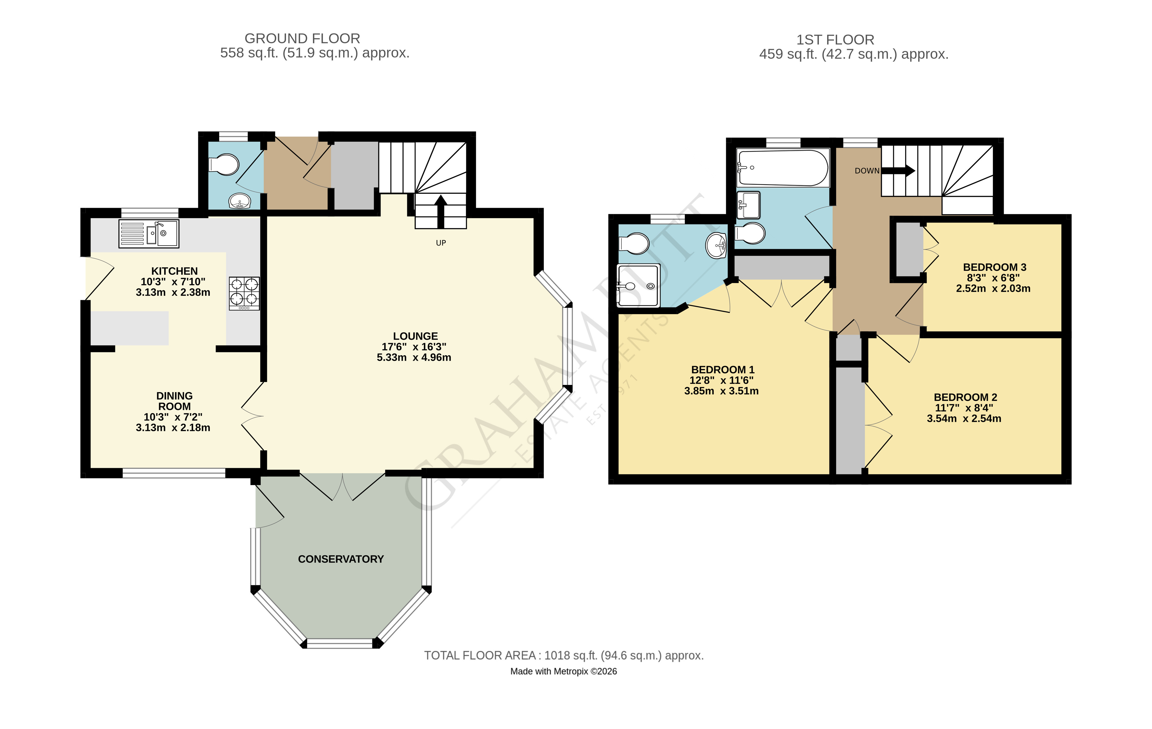 1, Campion Close, Littlehampton floorplan