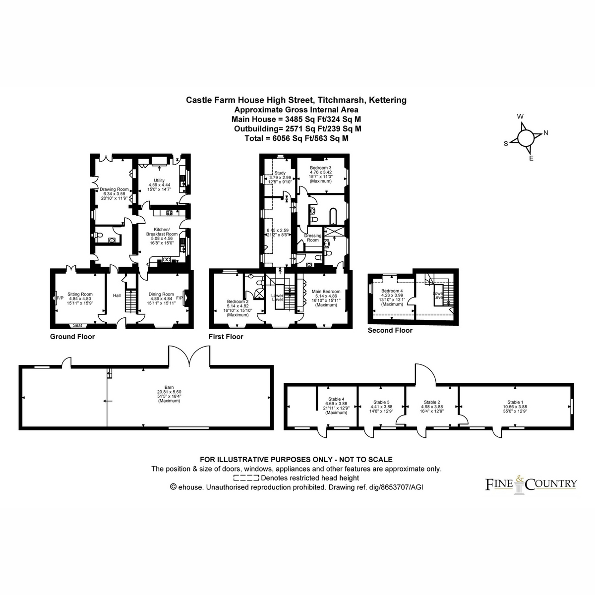 Castle Farm House, High Street, Kettering floorplan