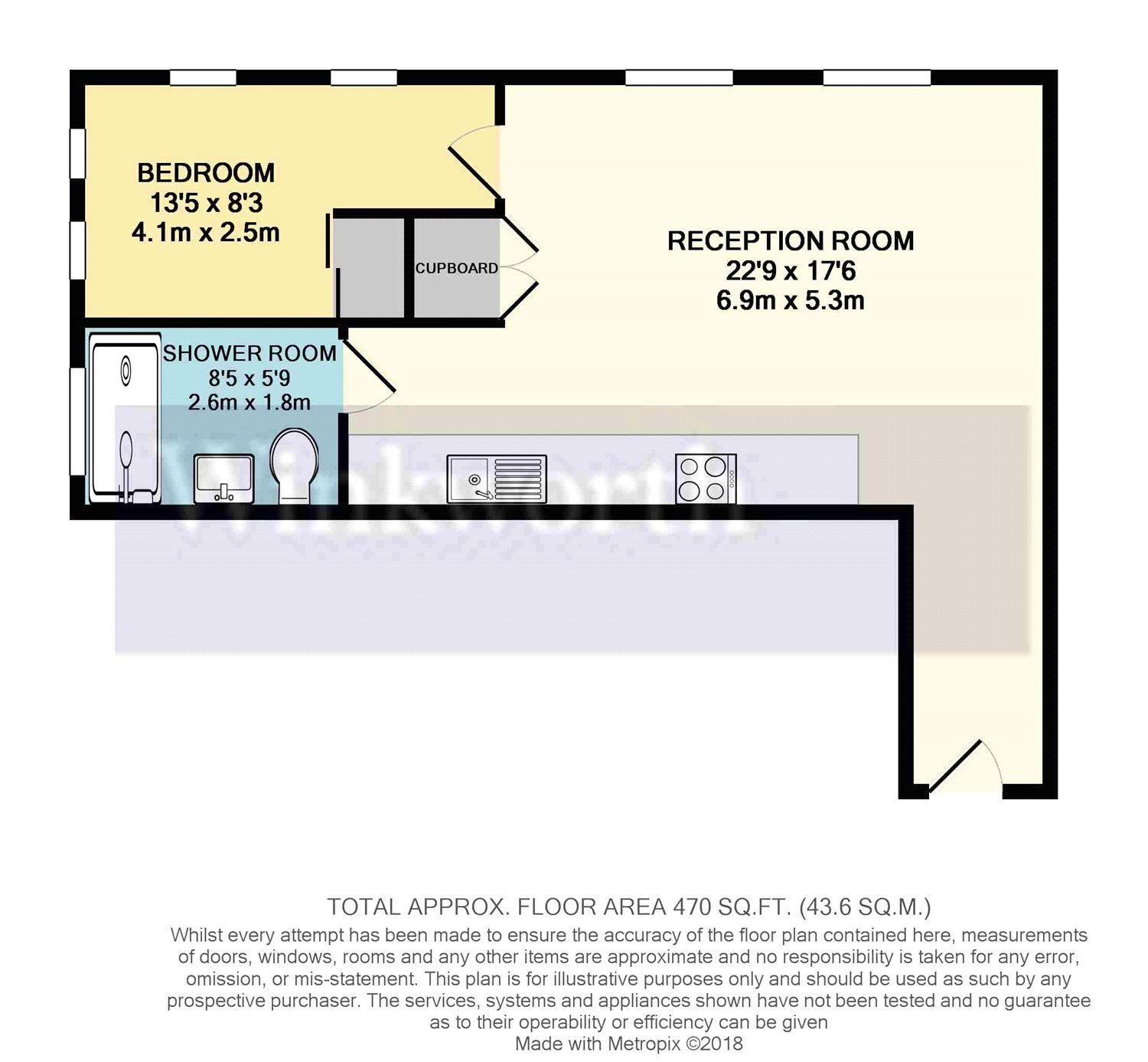 Flat 112,, Garrard House, Reading floorplan
