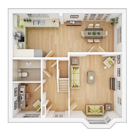68, Ffordd Cae'r Ywen, Blackwood floorplan