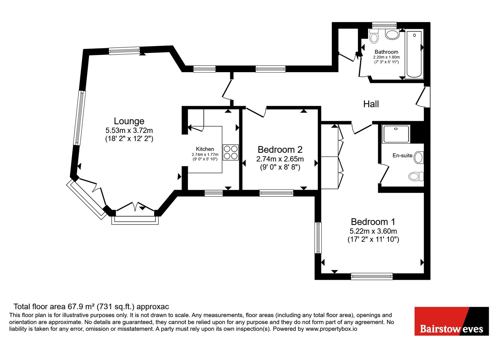 34, Medway Court, Kent floorplan