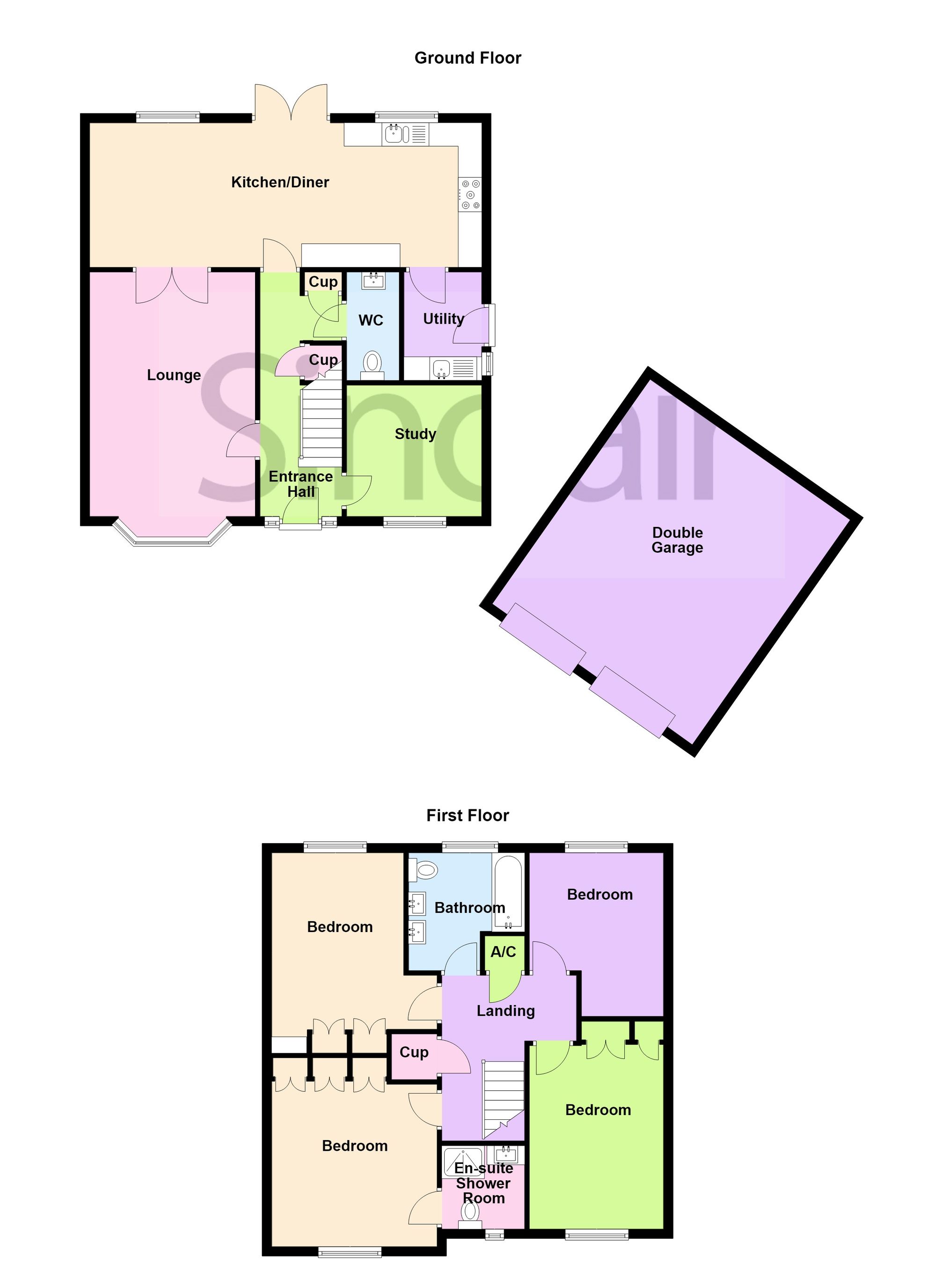 2 Marston Way, Coalville floorplan