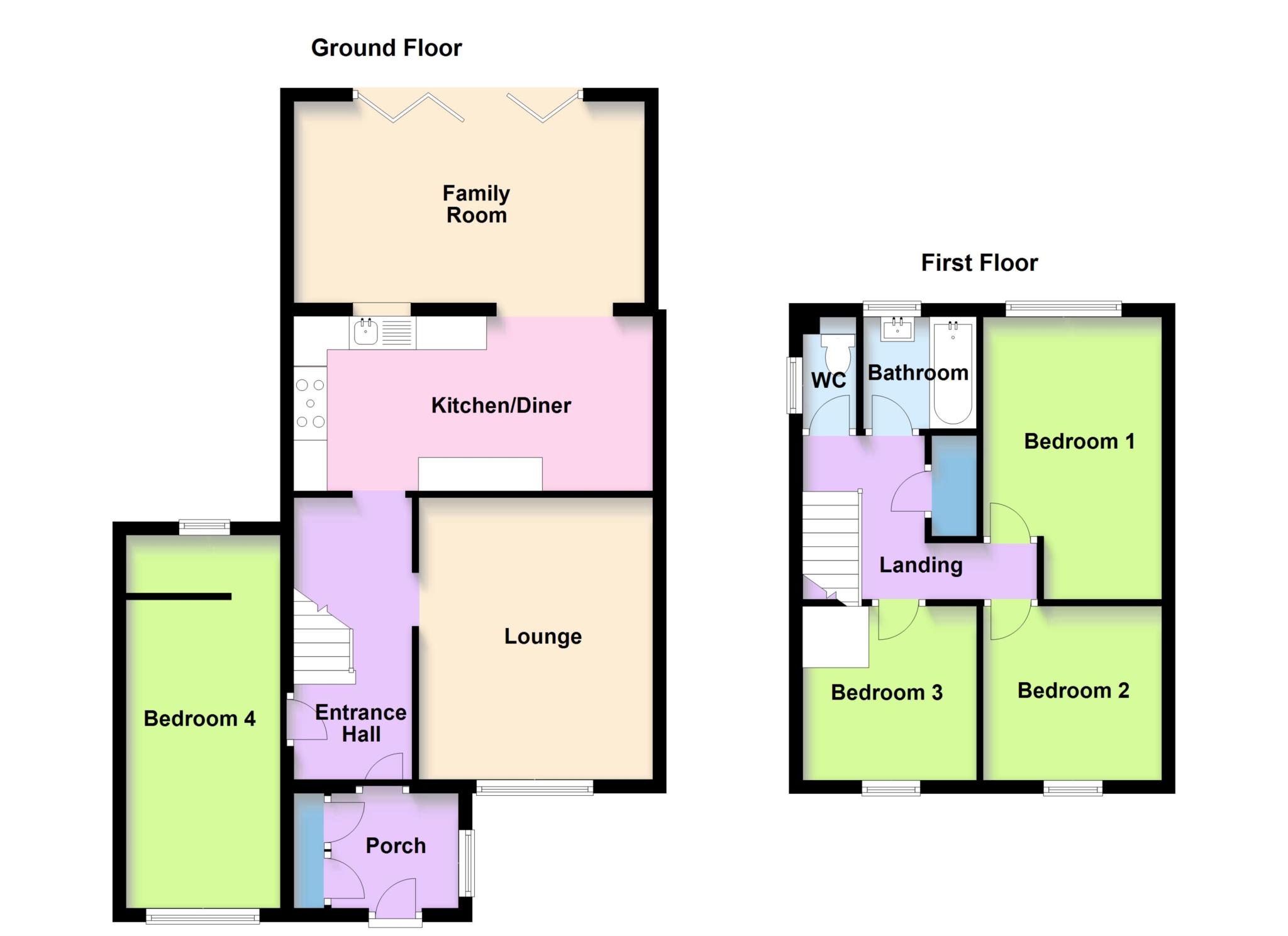 4 Bedrooms Semi-detached house for sale in Thane Court, Stantonbury, Milton Keynes MK14