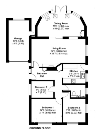 14, Ambleside Close, Camberley floorplan
