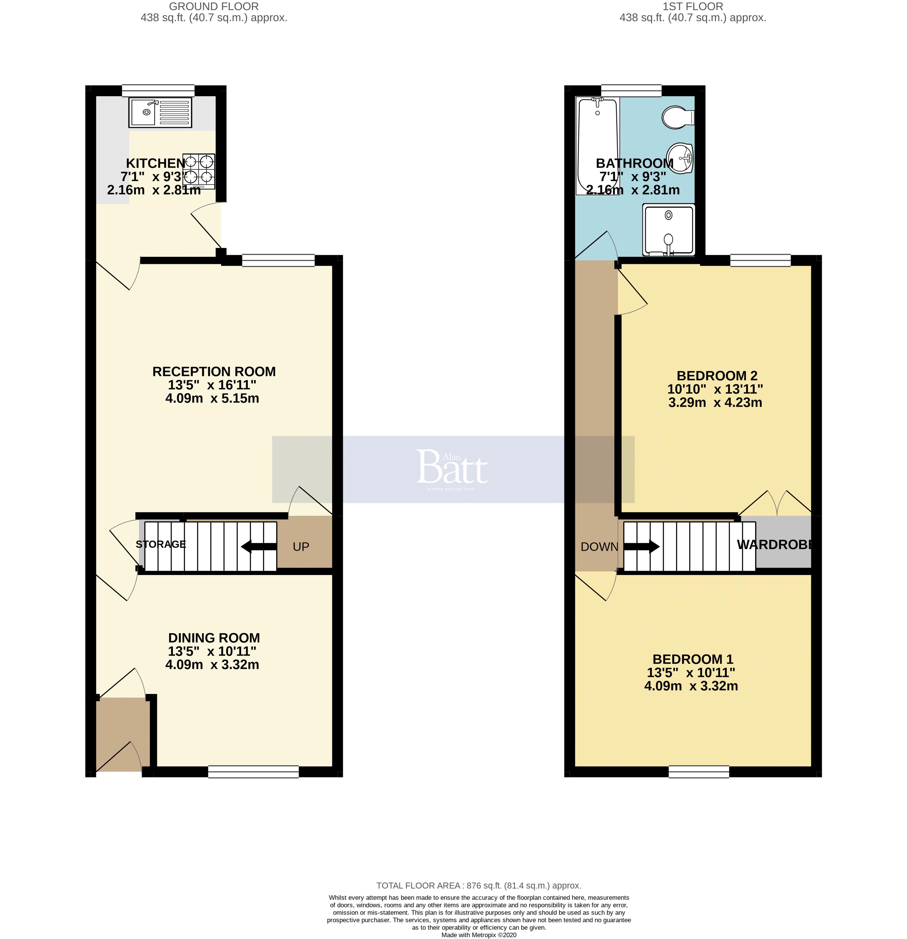 Preston Road, Standish, Wigan WN6, 2 bedroom terraced house for sale