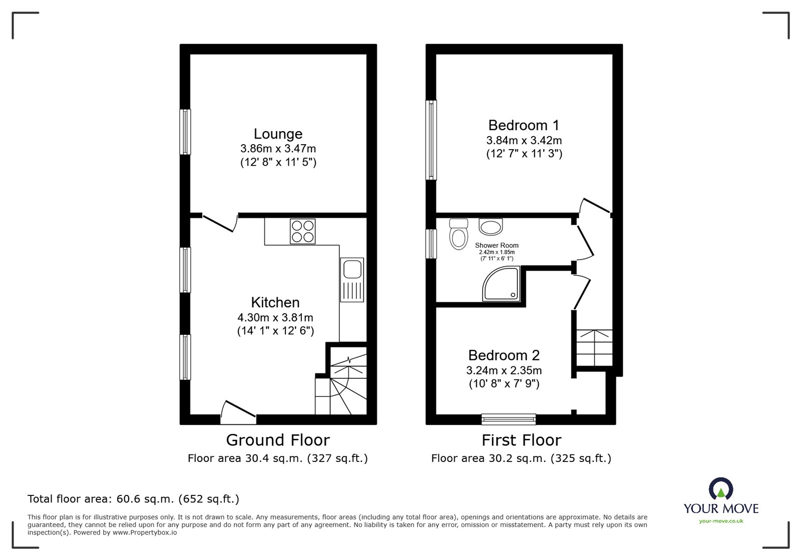 1 The Cottage,, The Tollgate, Nuneaton floorplan