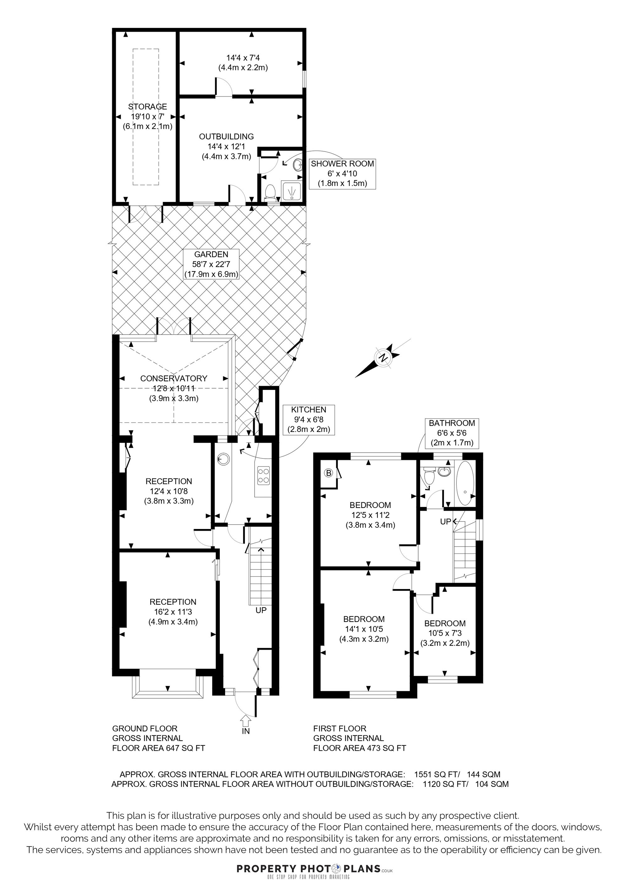 110 Elton Avenue, Greenford floorplan