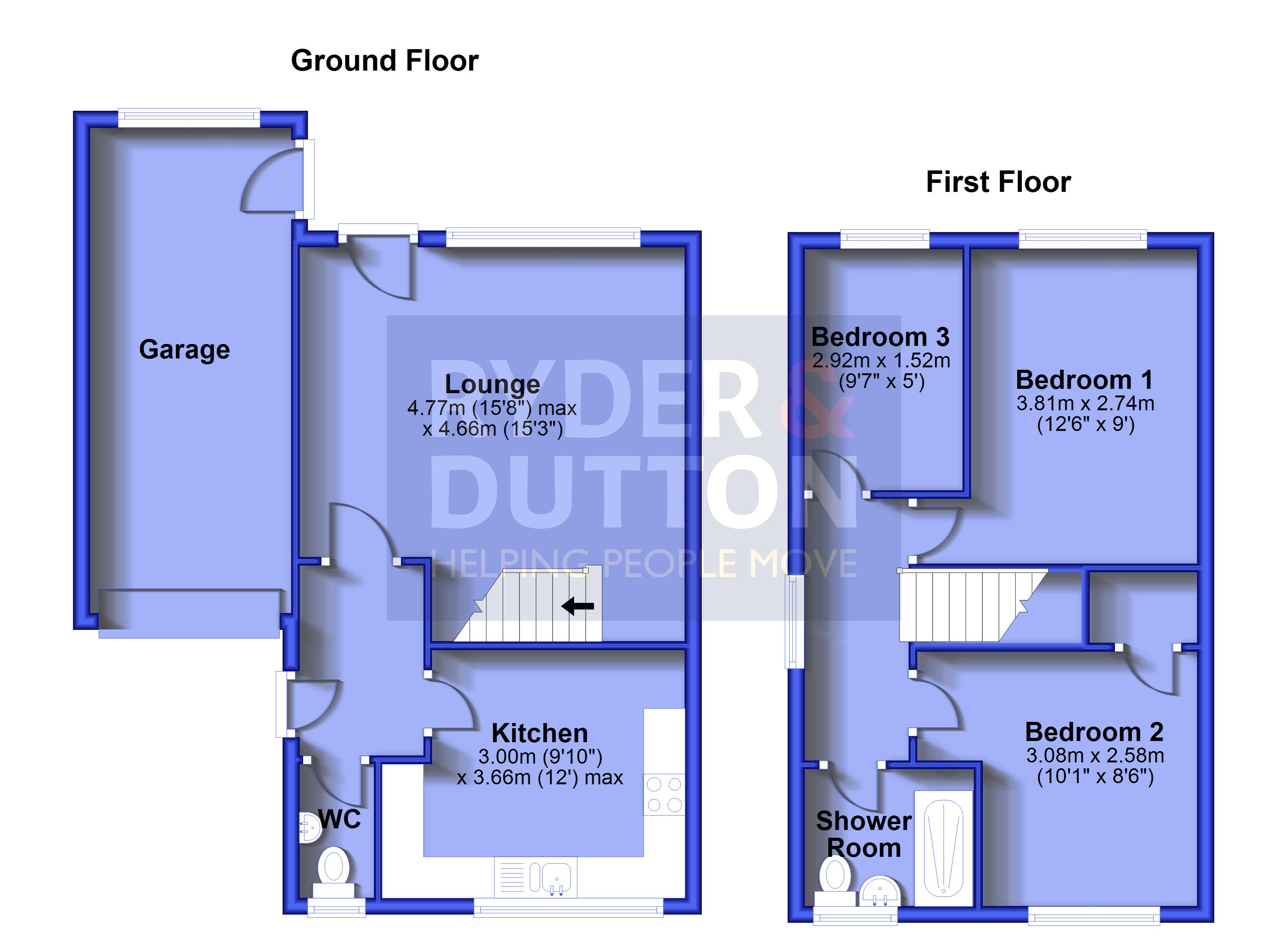 35, Partridge Way, Oldham floorplan