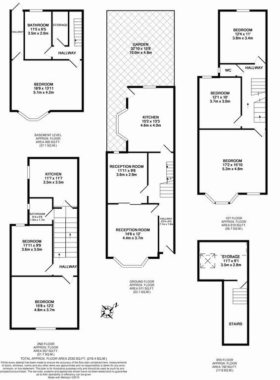 9 Birnam Road, London N4 3LJ, London floorplan