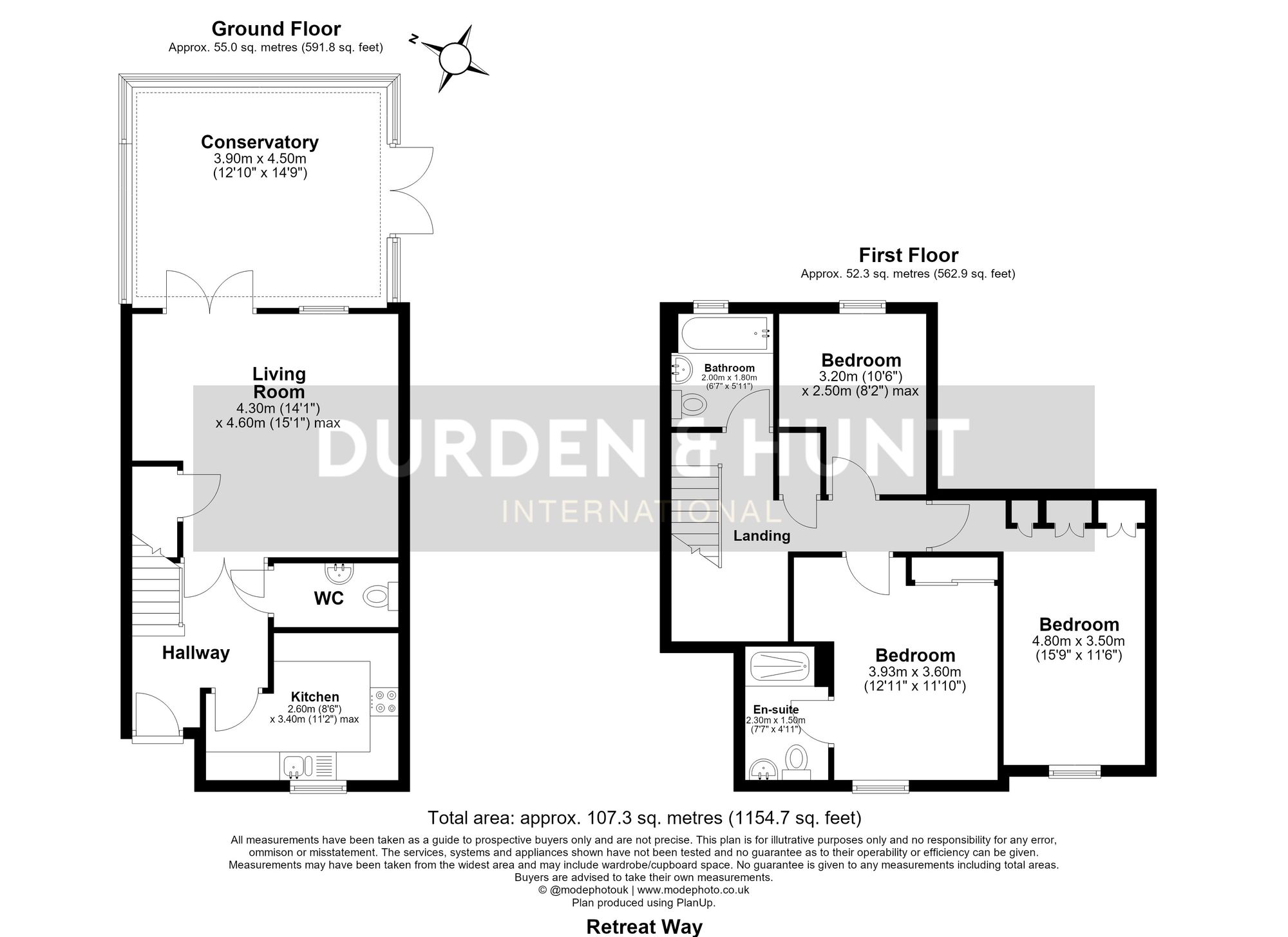 16 Retreat Way, Chigwell floorplan