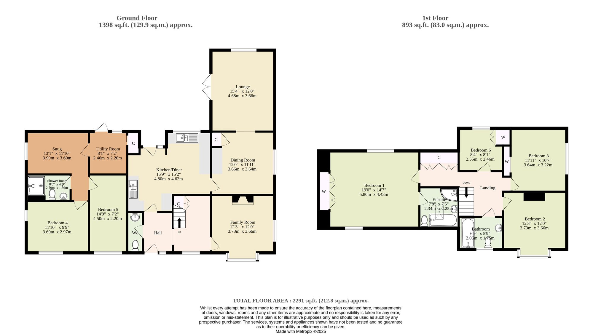 Hawthorns Dereham Road, King's Lynn floorplan