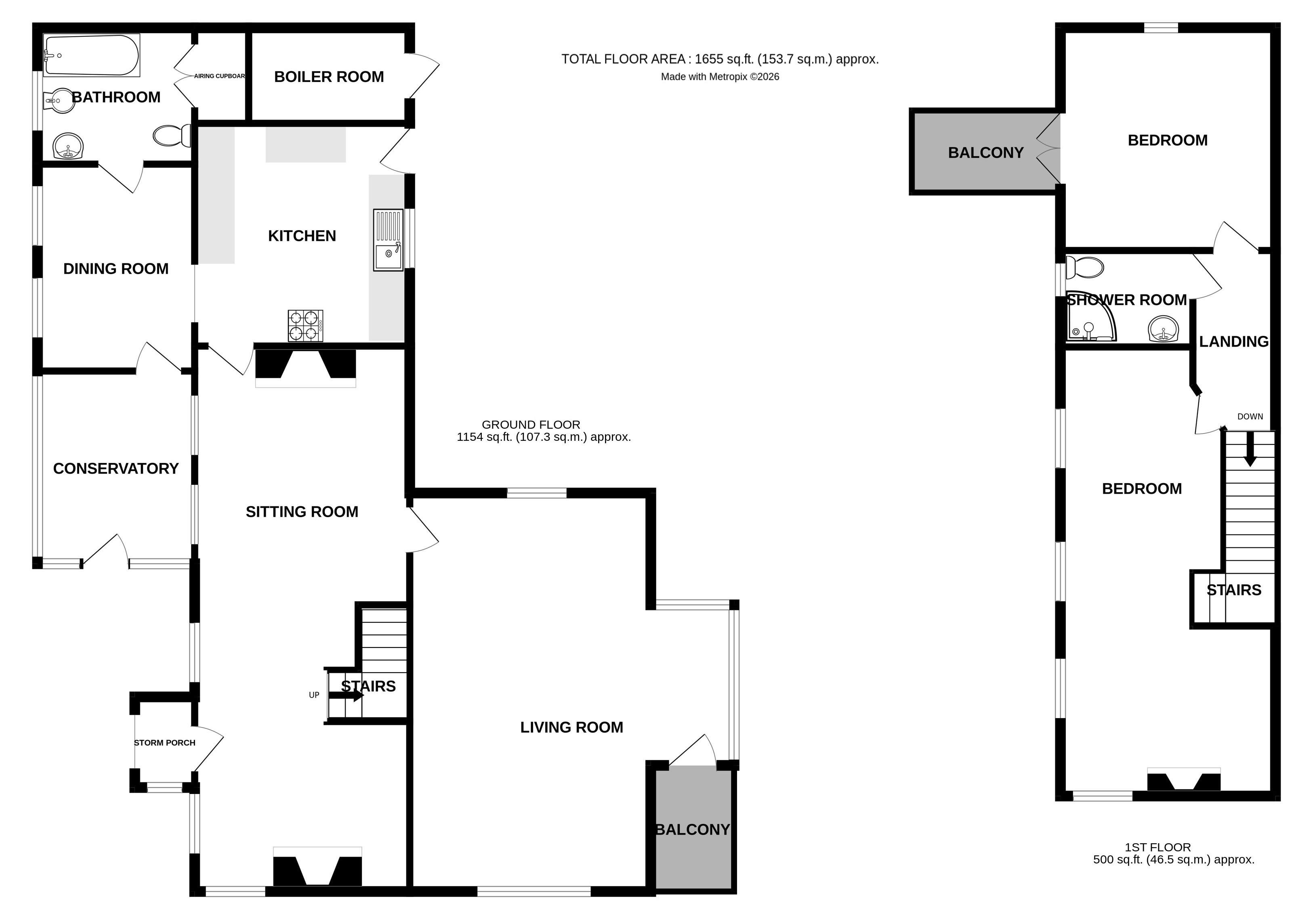 Abergavenny floorplan