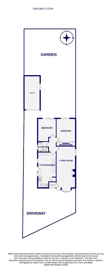 33, Flaxman Croft, York floorplan