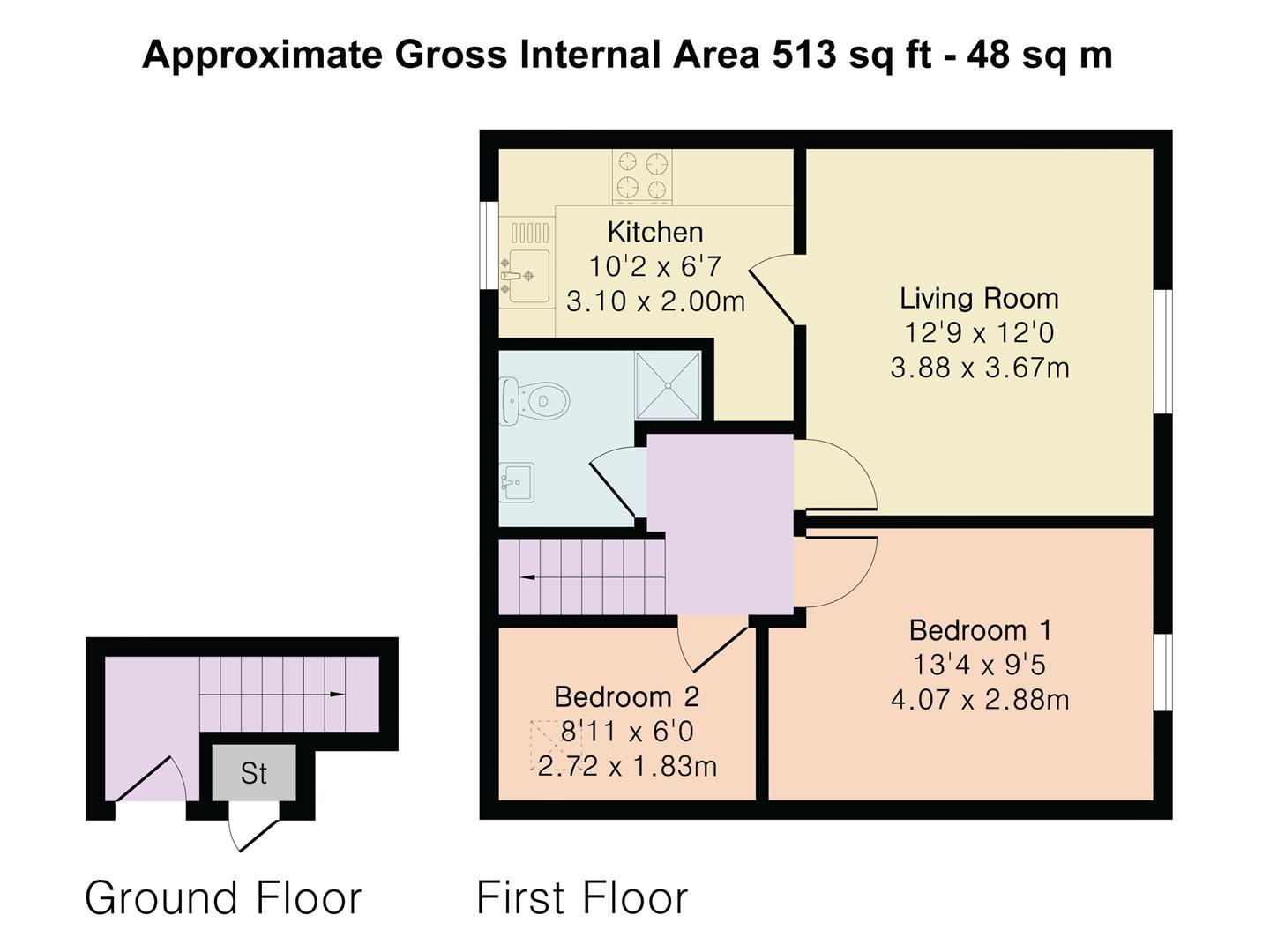 Newgate Close, St. Albans floorplan