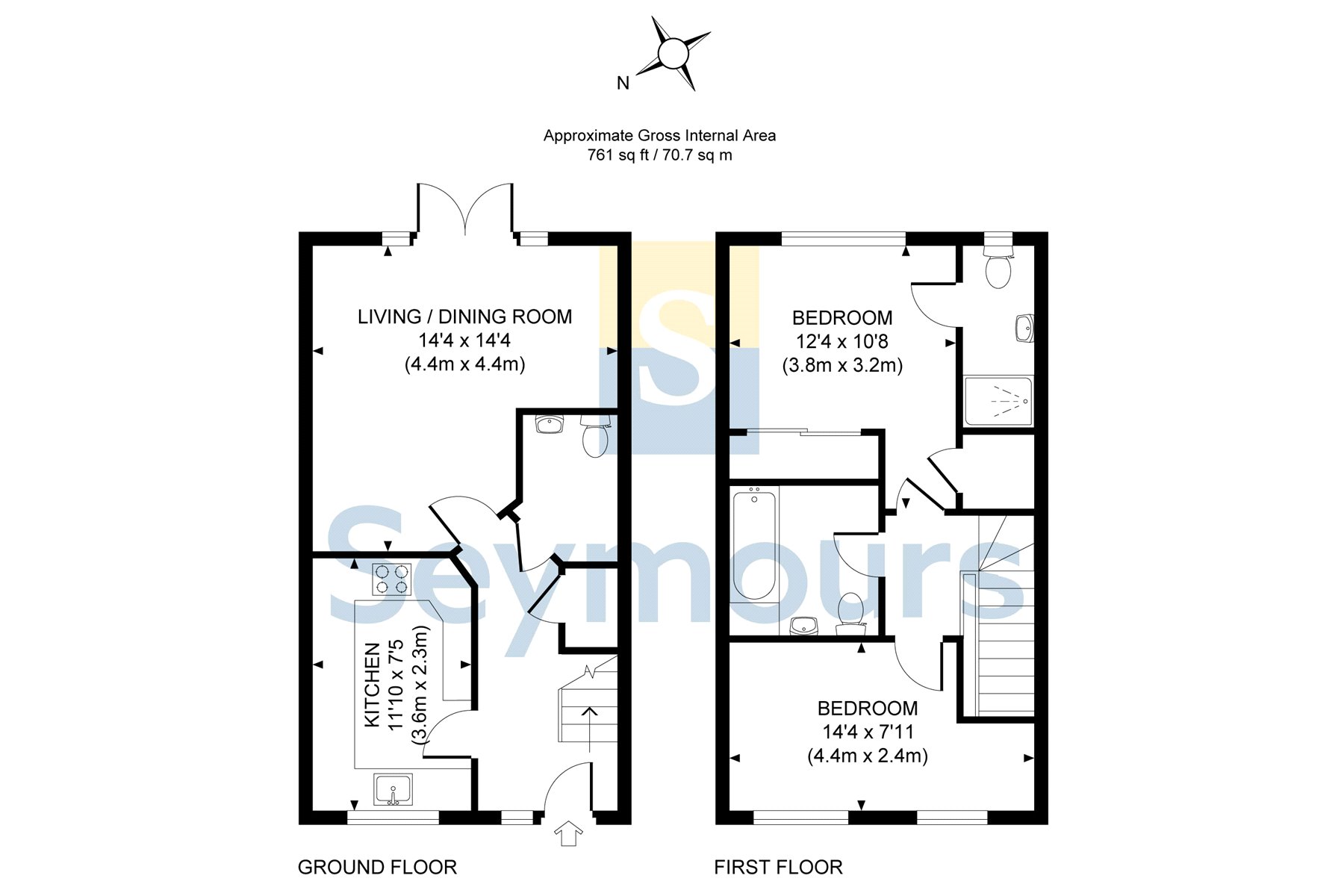 Reed Street, Woking GU22, 2 bedroom semidetached house for sale