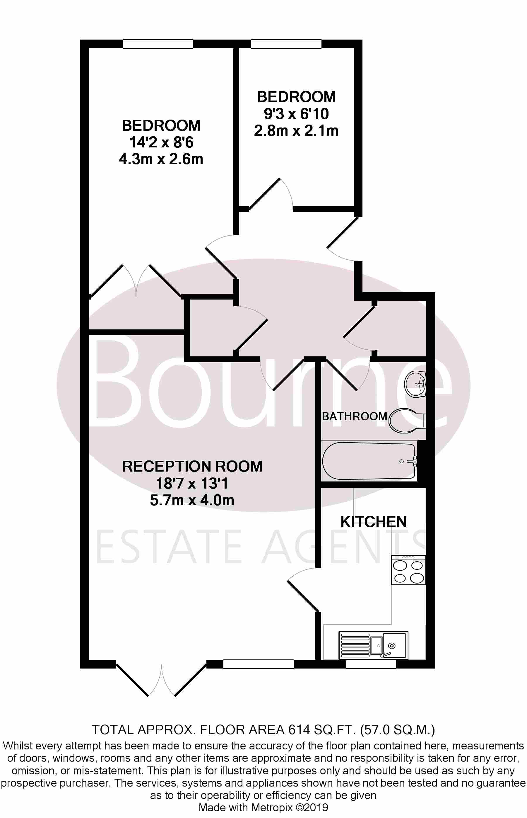 2 Bedrooms Flat for sale in Lorne Gardens, Knaphill, Woking GU21