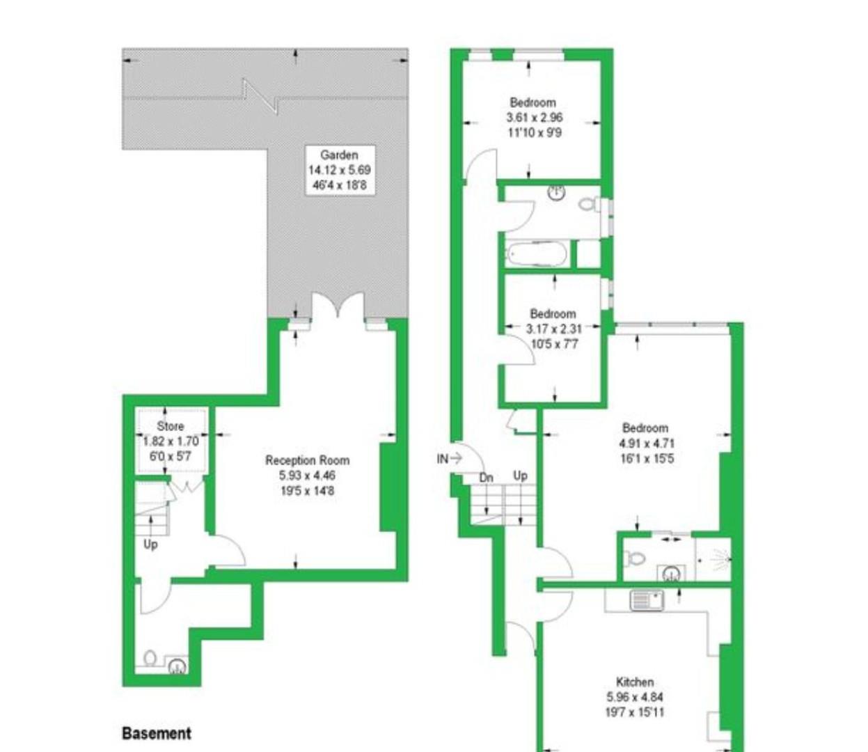 79A, Mayow Road, London floorplan