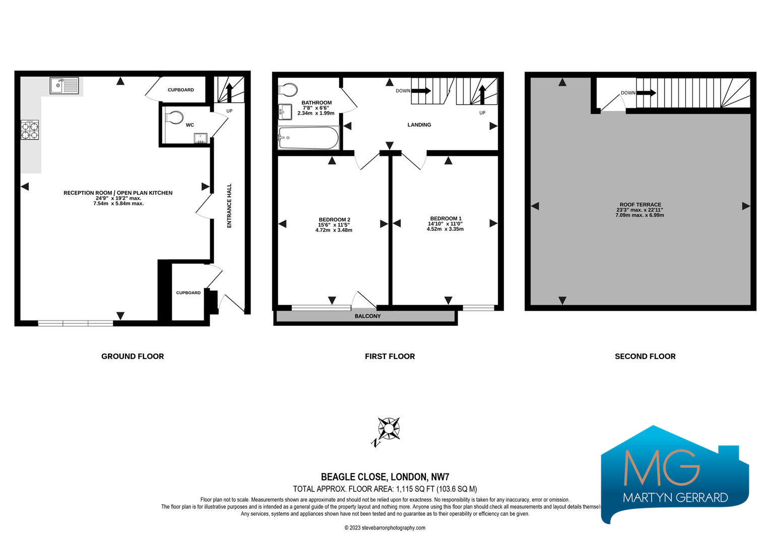 9, Beagle Close, London floorplan