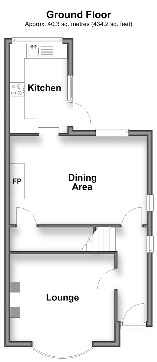 King Edward Road, Birchington floorplan