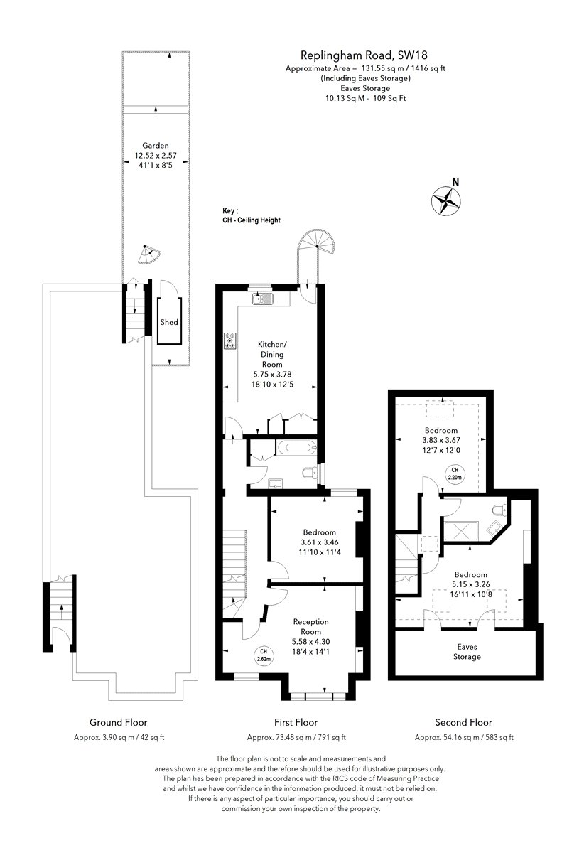 111,, Replingham Road, London floorplan