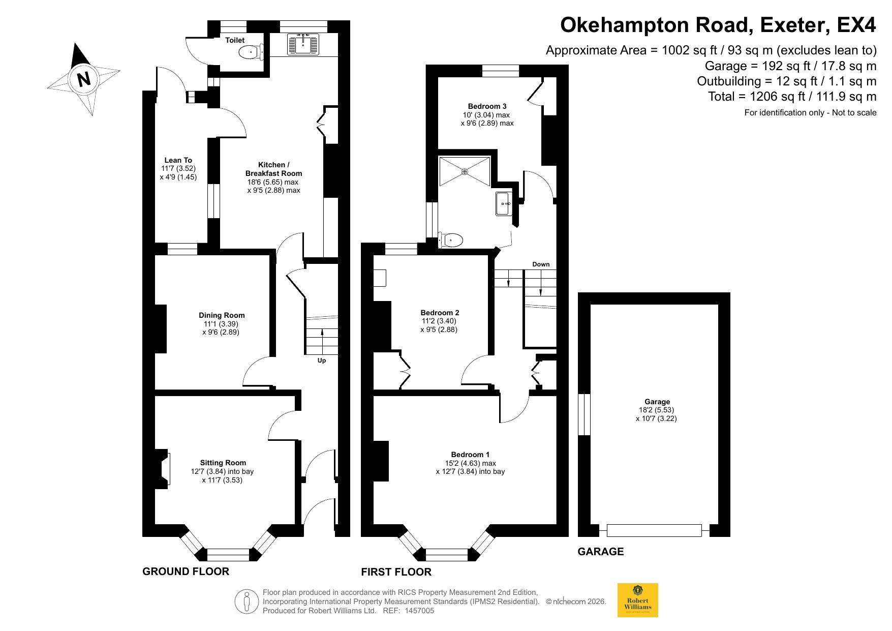 48, Okehampton Road, Exeter floorplan