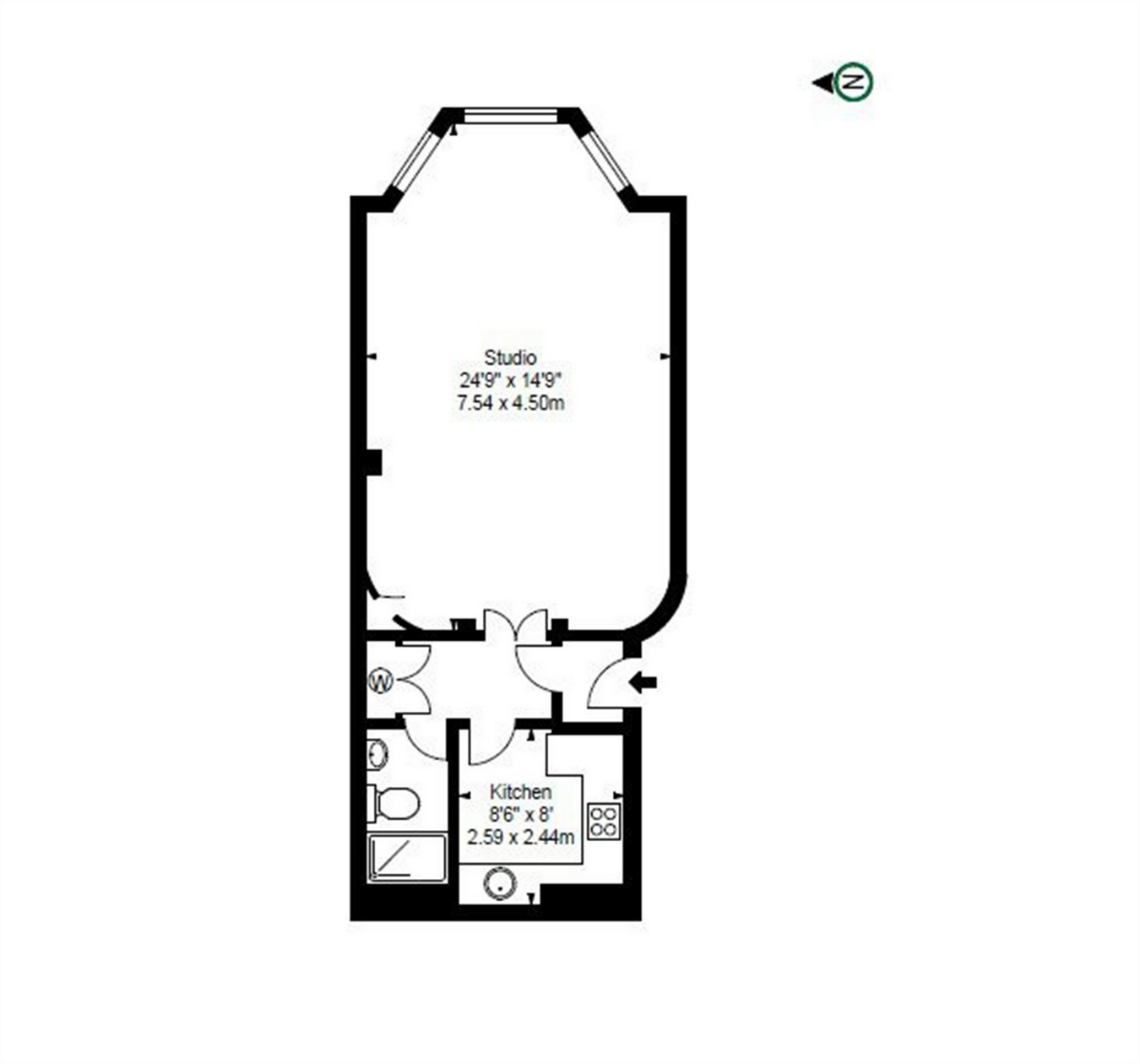 0 Bedrooms Studio to rent in Nottingham Place, Marylebone, London W1U