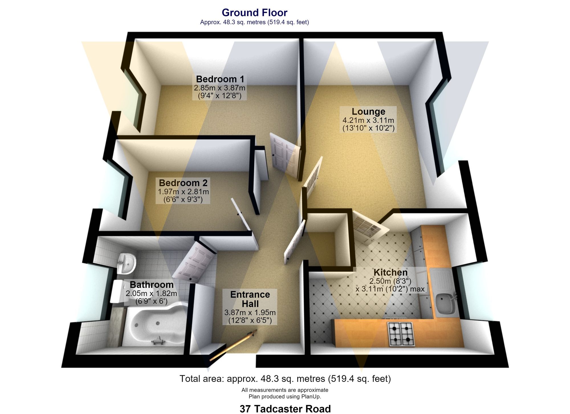 37 Tadcaster Road, Sheffield floorplan