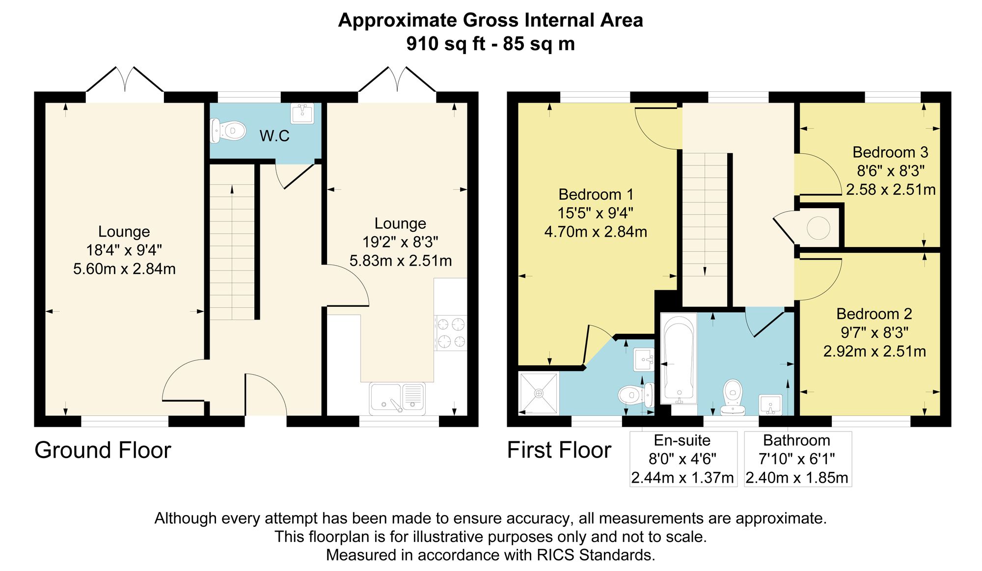 23 Broadview Close, Ashford floorplan